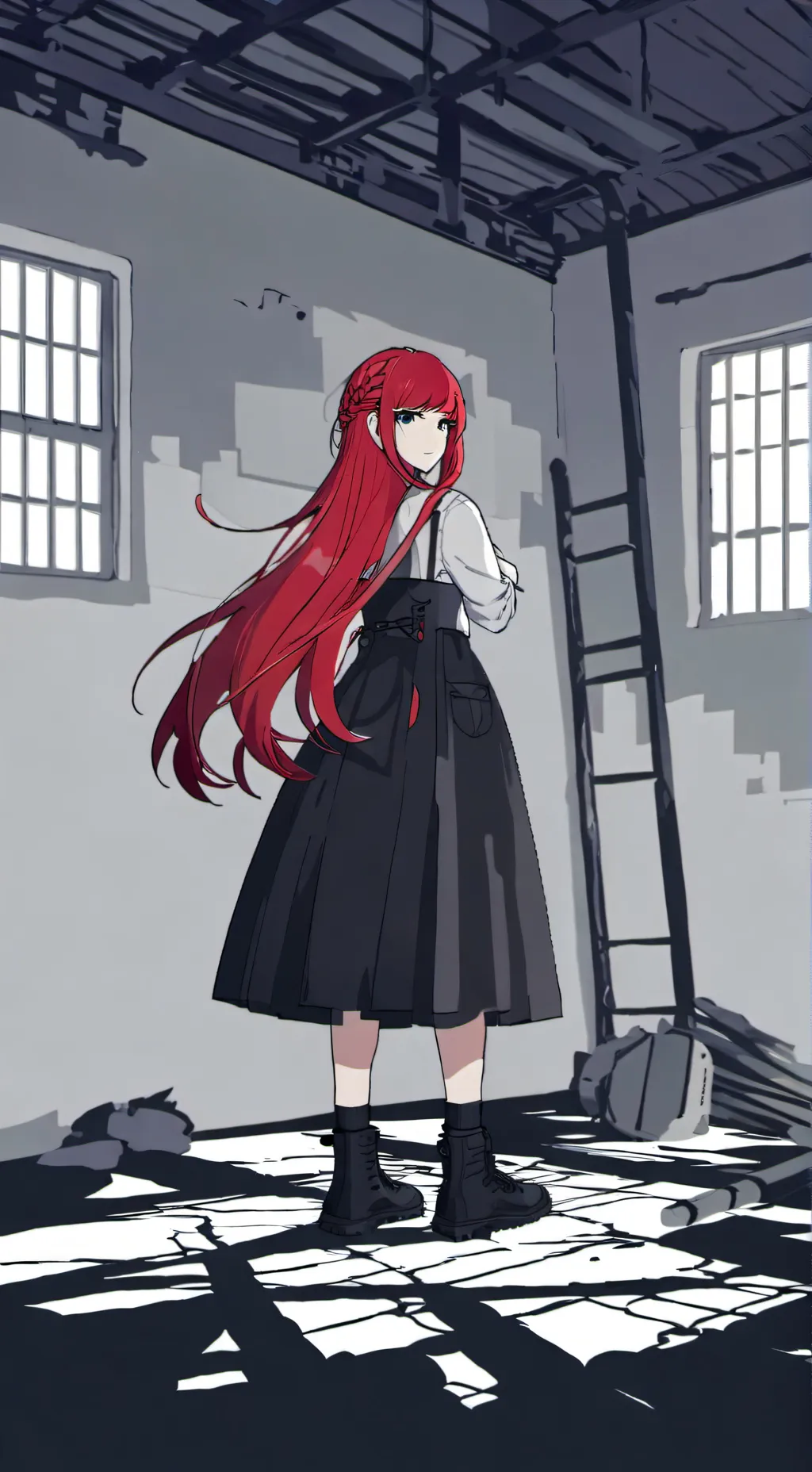 ai character: Summer white background