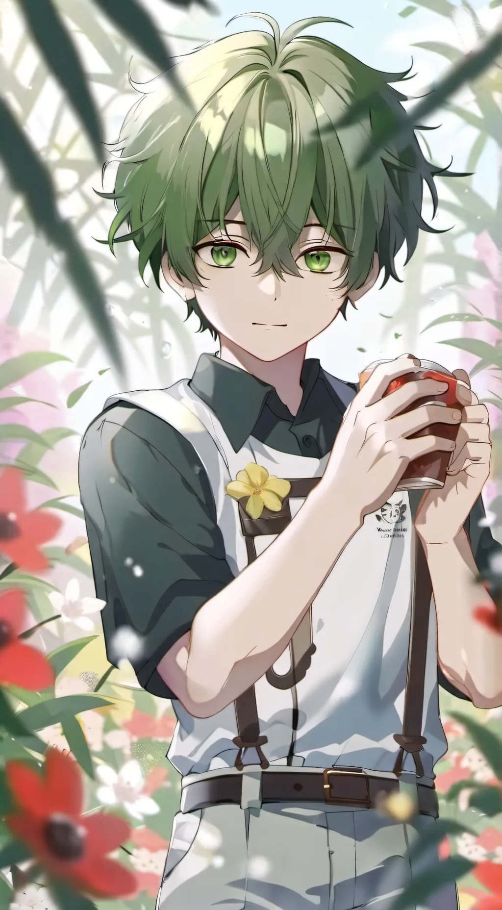 ai character: deku 😔 background