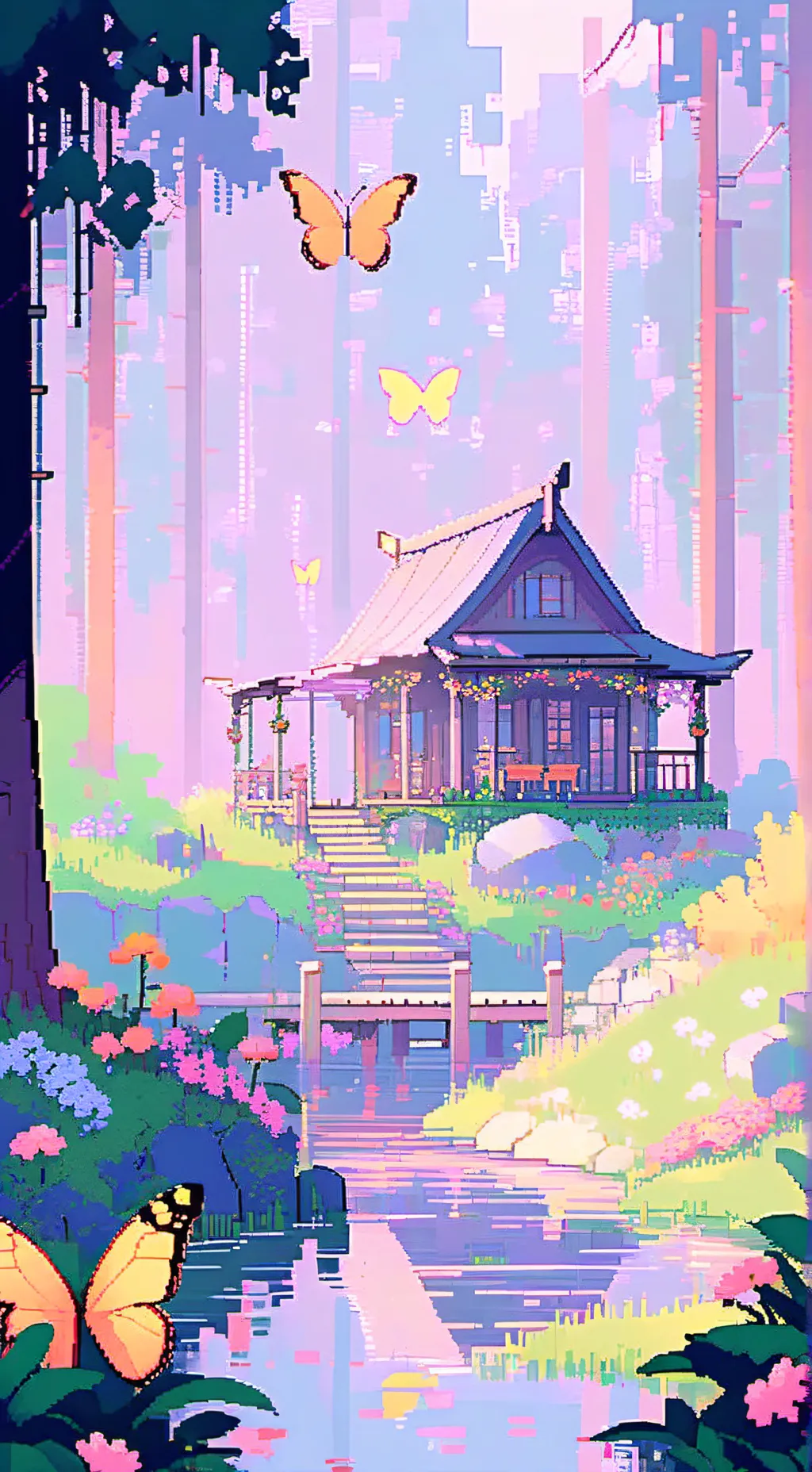 ai character: the place background
