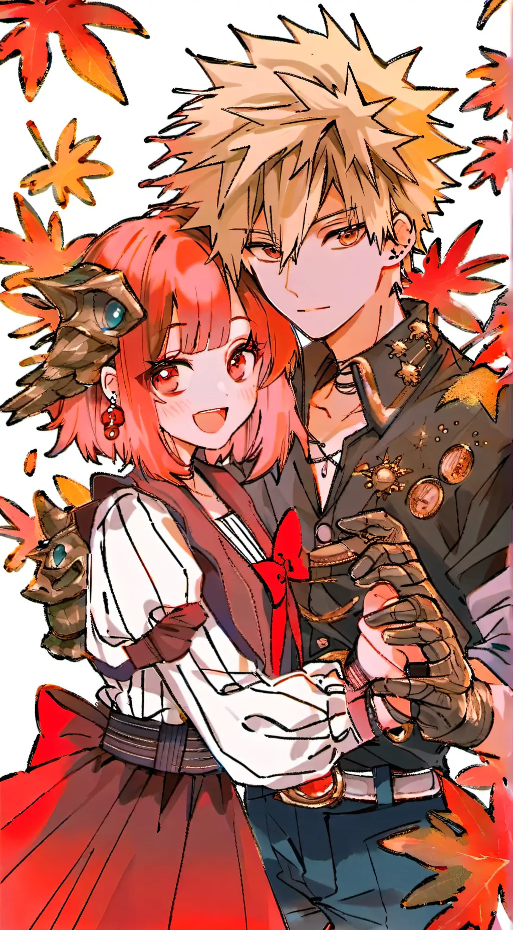 ai character: bakugo  background