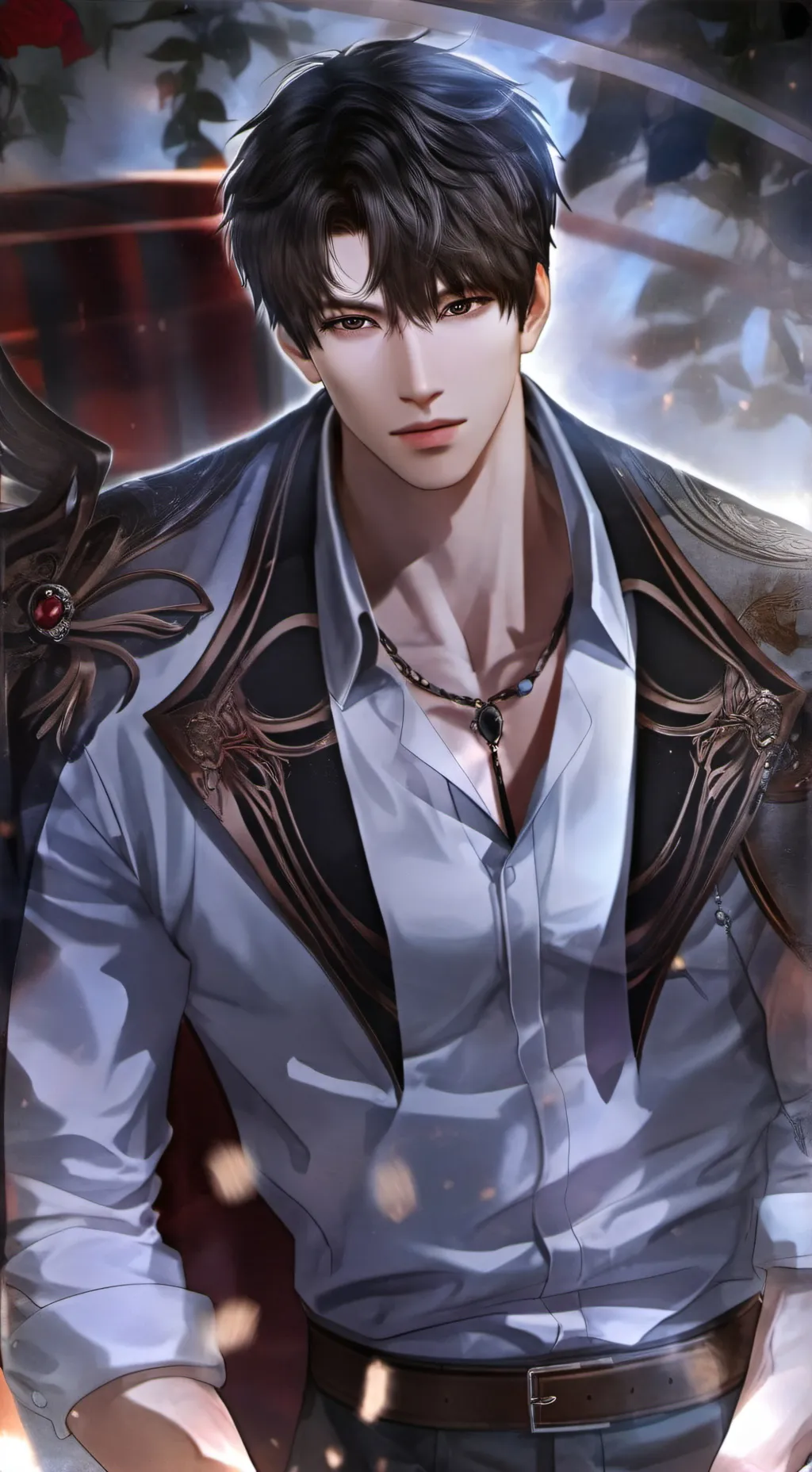ai character: Leonard  background