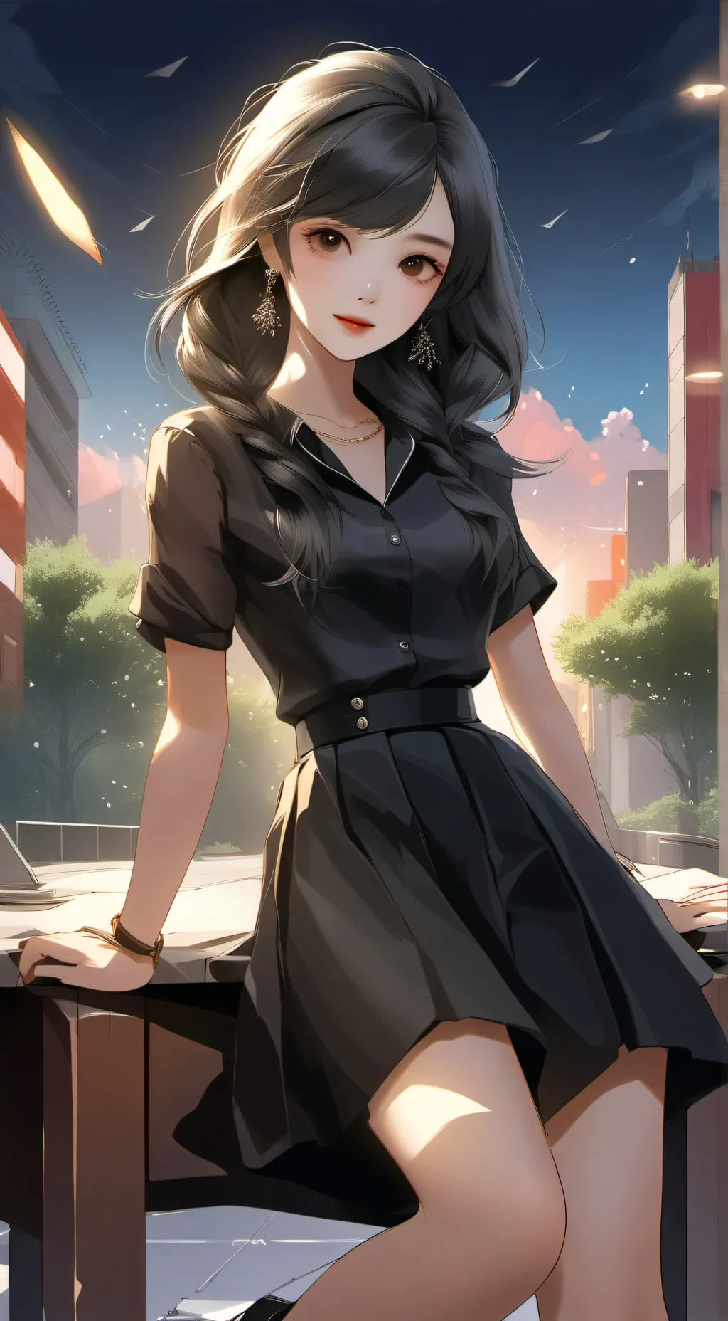ai character: Mia background
