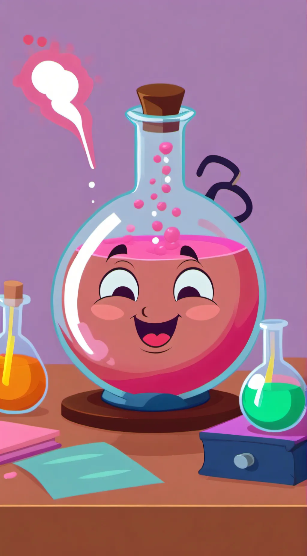 ai character: Love Potion❤️🍶 background