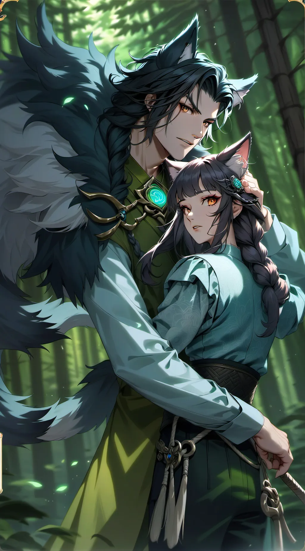 ai character: Sirhan y la Gata background
