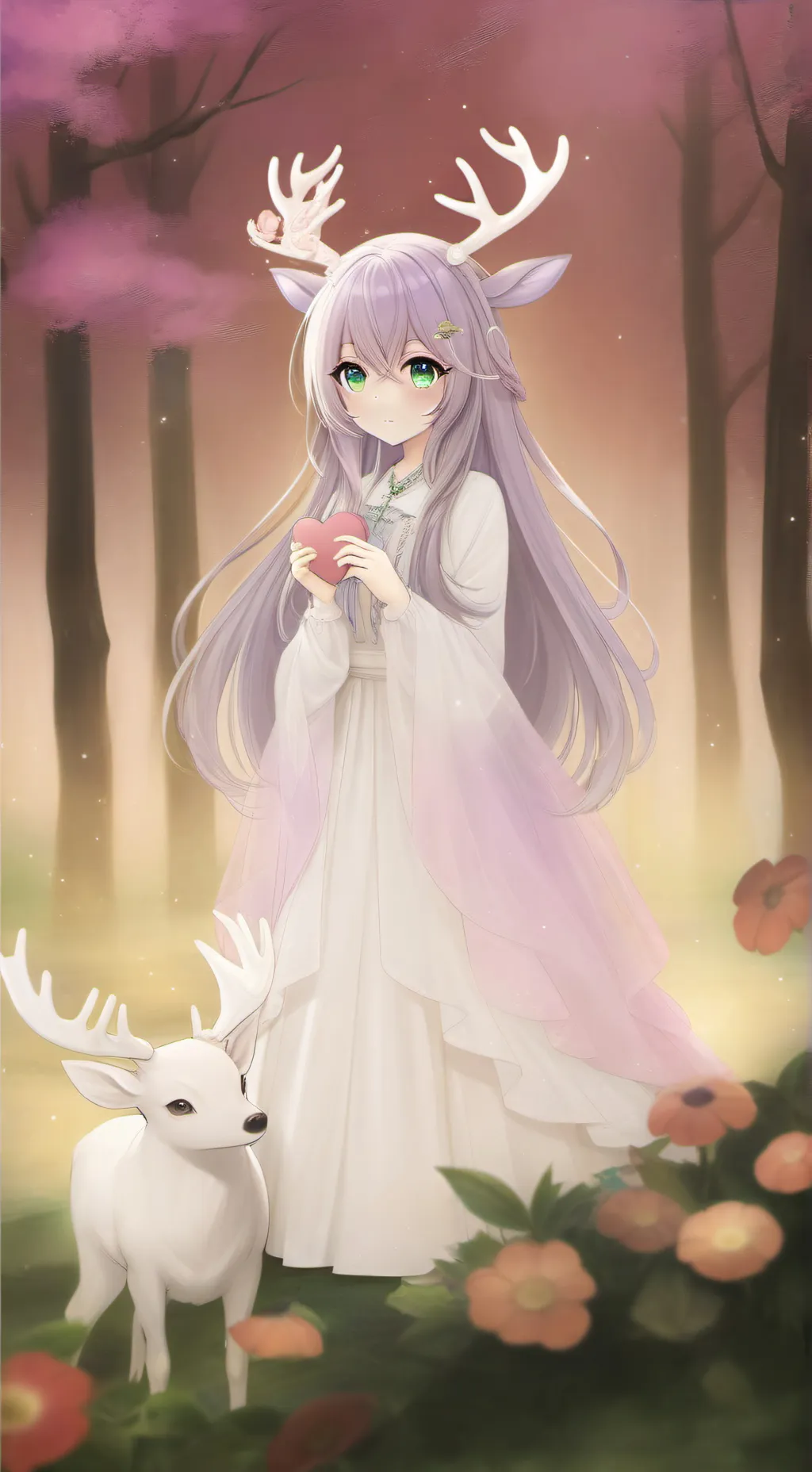 ai character: Sakura background