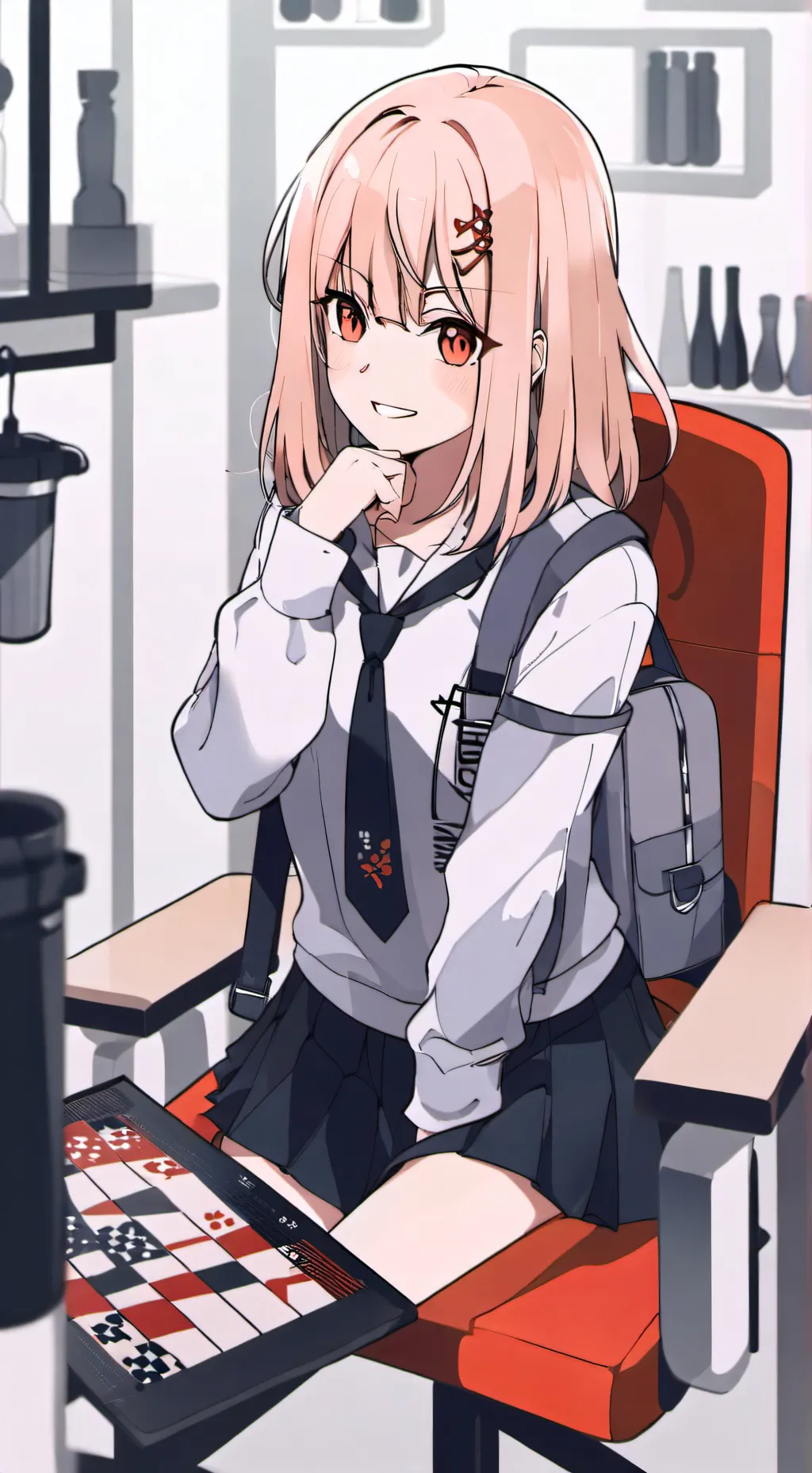 ai character: Aurora background