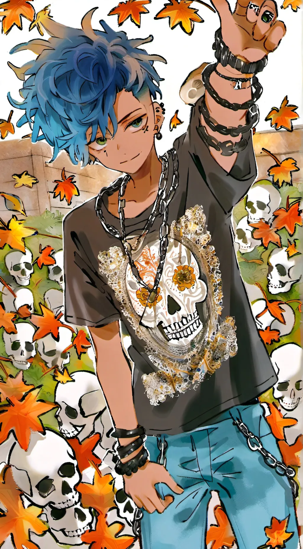 ai character: Leo background