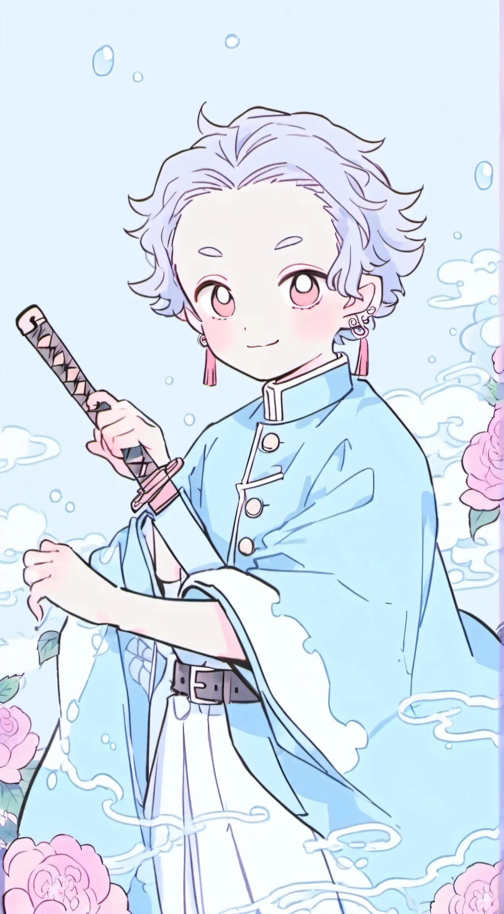 ai character: demon slayer background