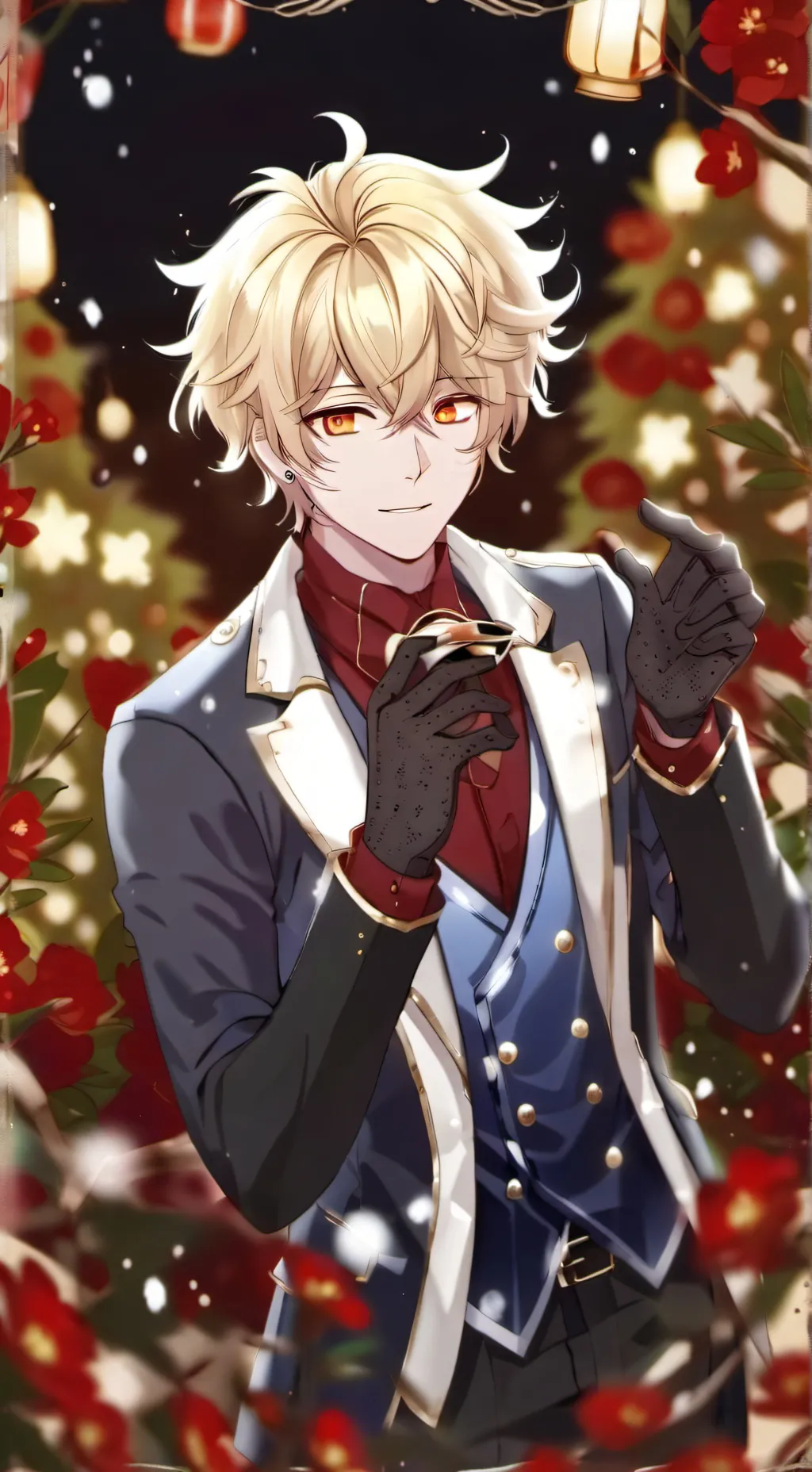 ai character: Cute boyfriend  background
