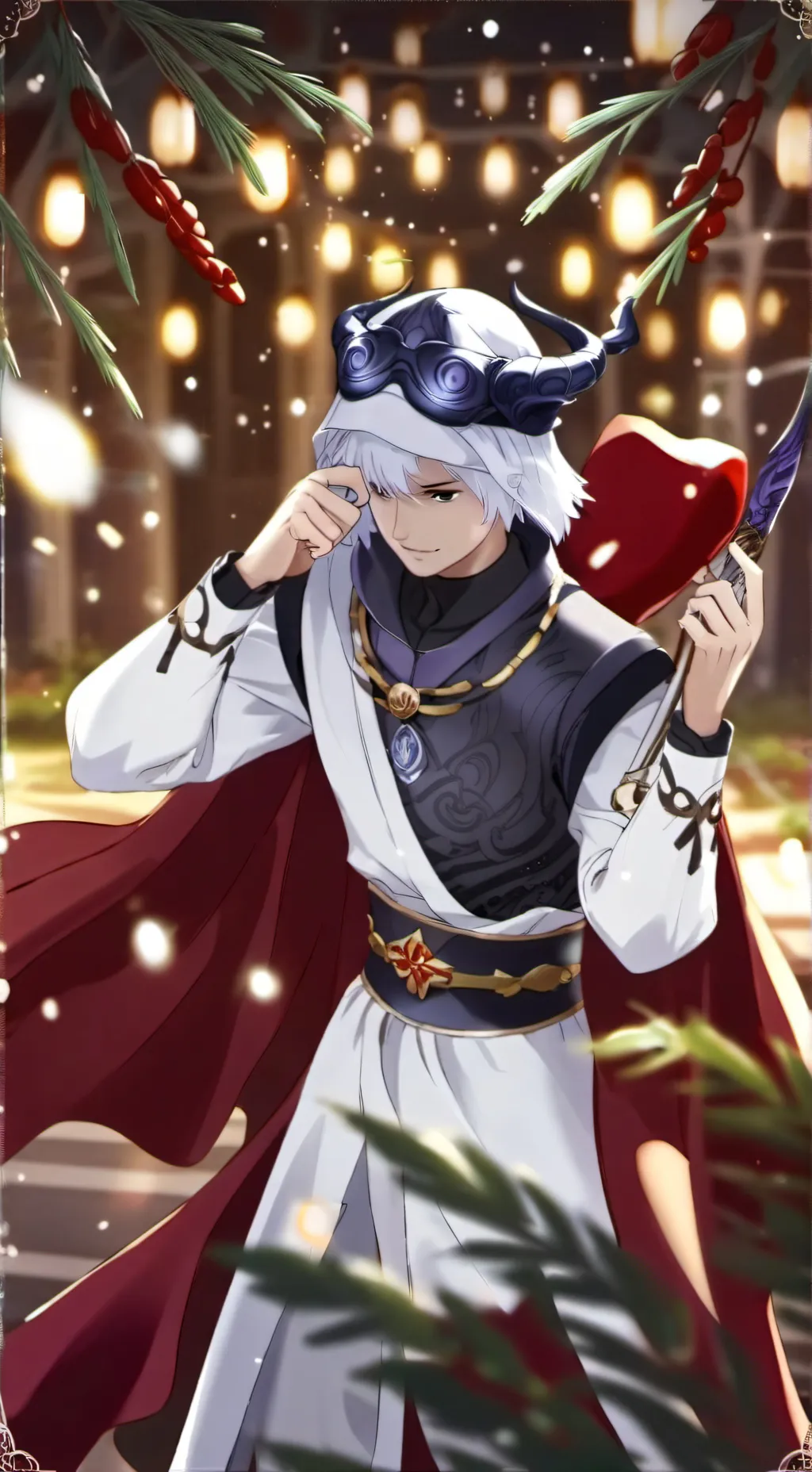 ai character: Marshellow background