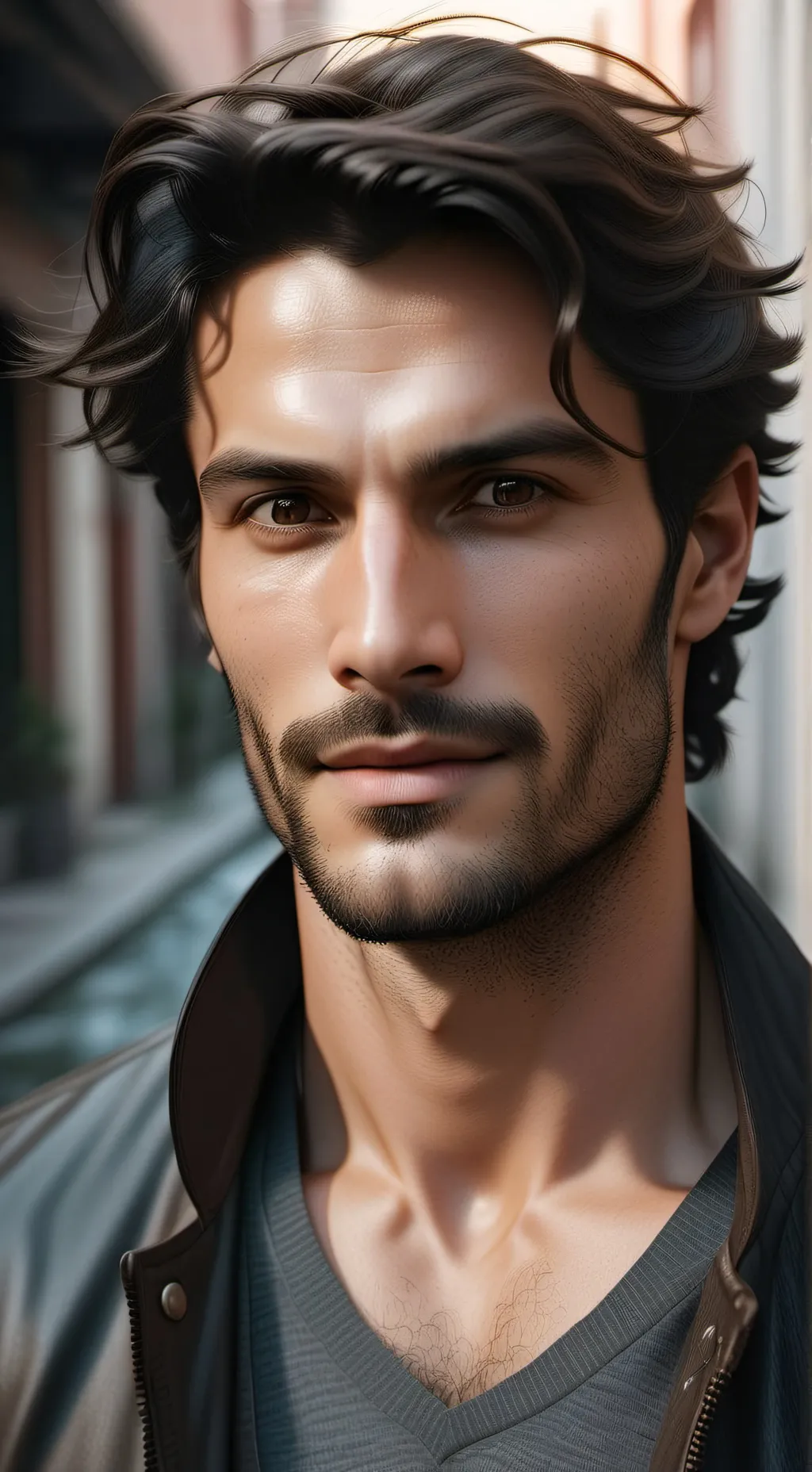 ai character: Austin Storm background