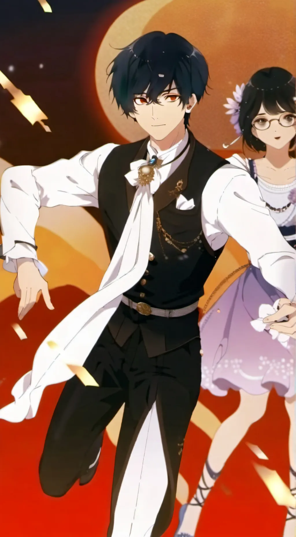 ai character: All boys school background