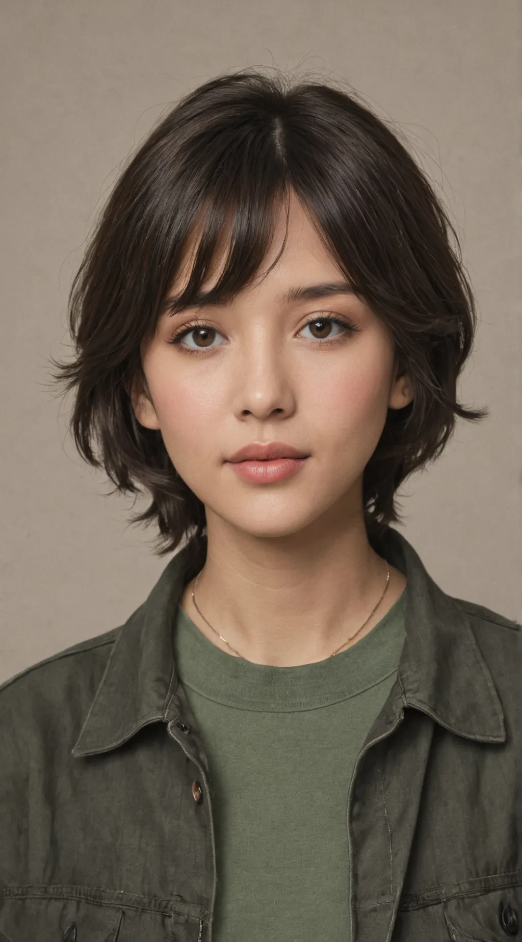 ai character: Amber Coline  background