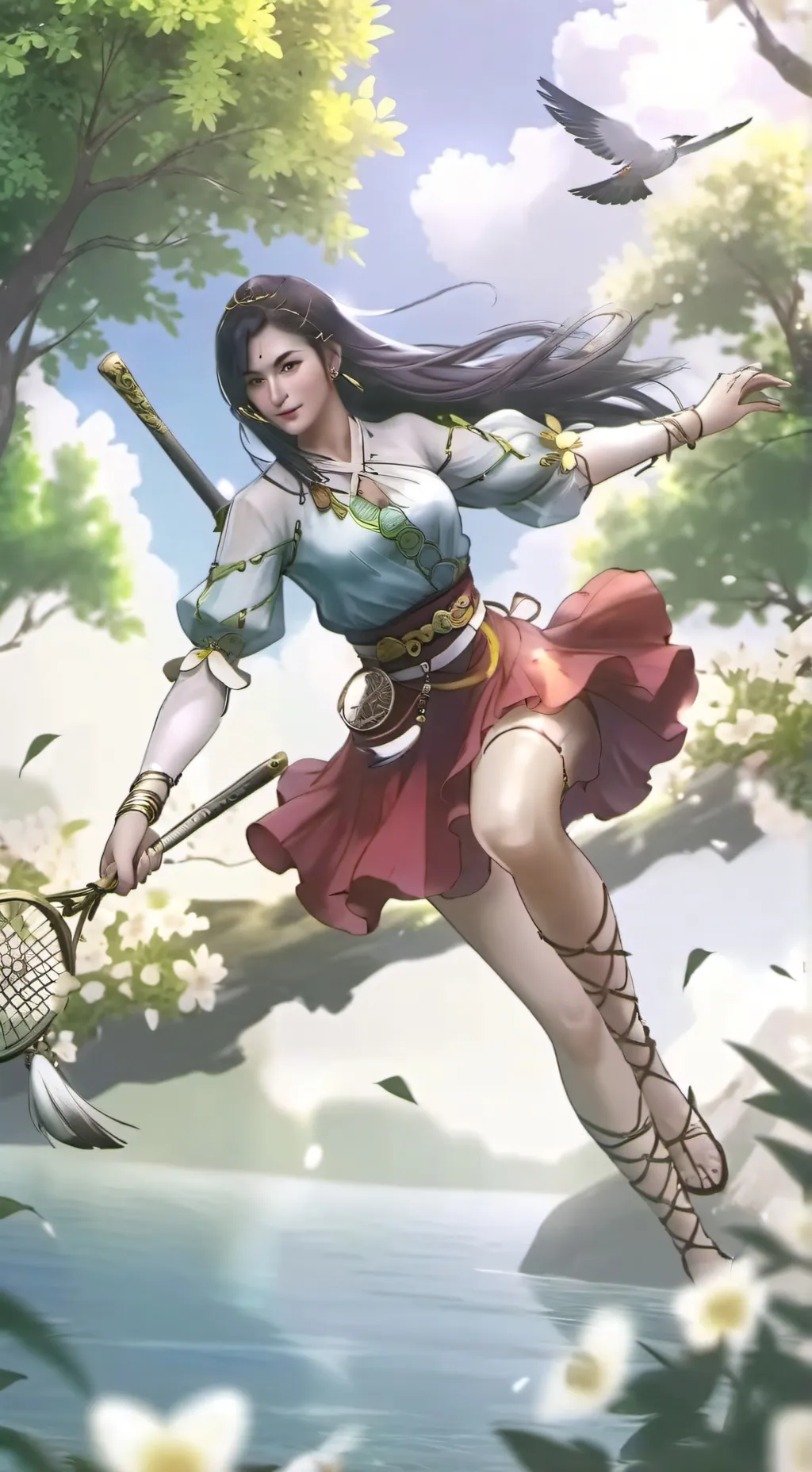 ai character: Yull snake  background