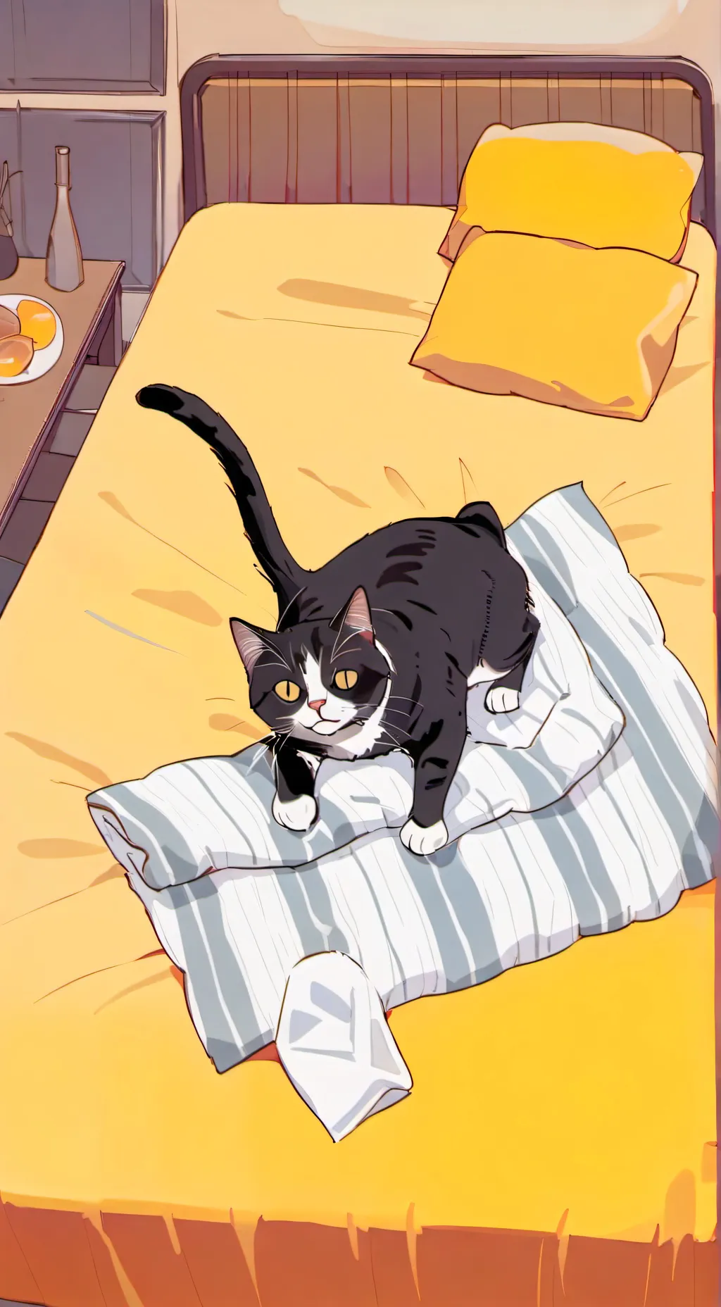 ai character: Doughnut background