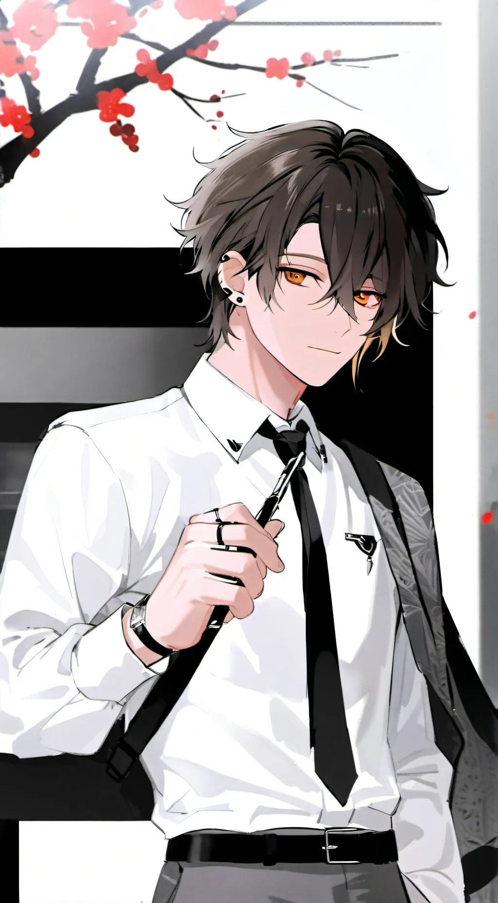 ai character: Sebastián  background
