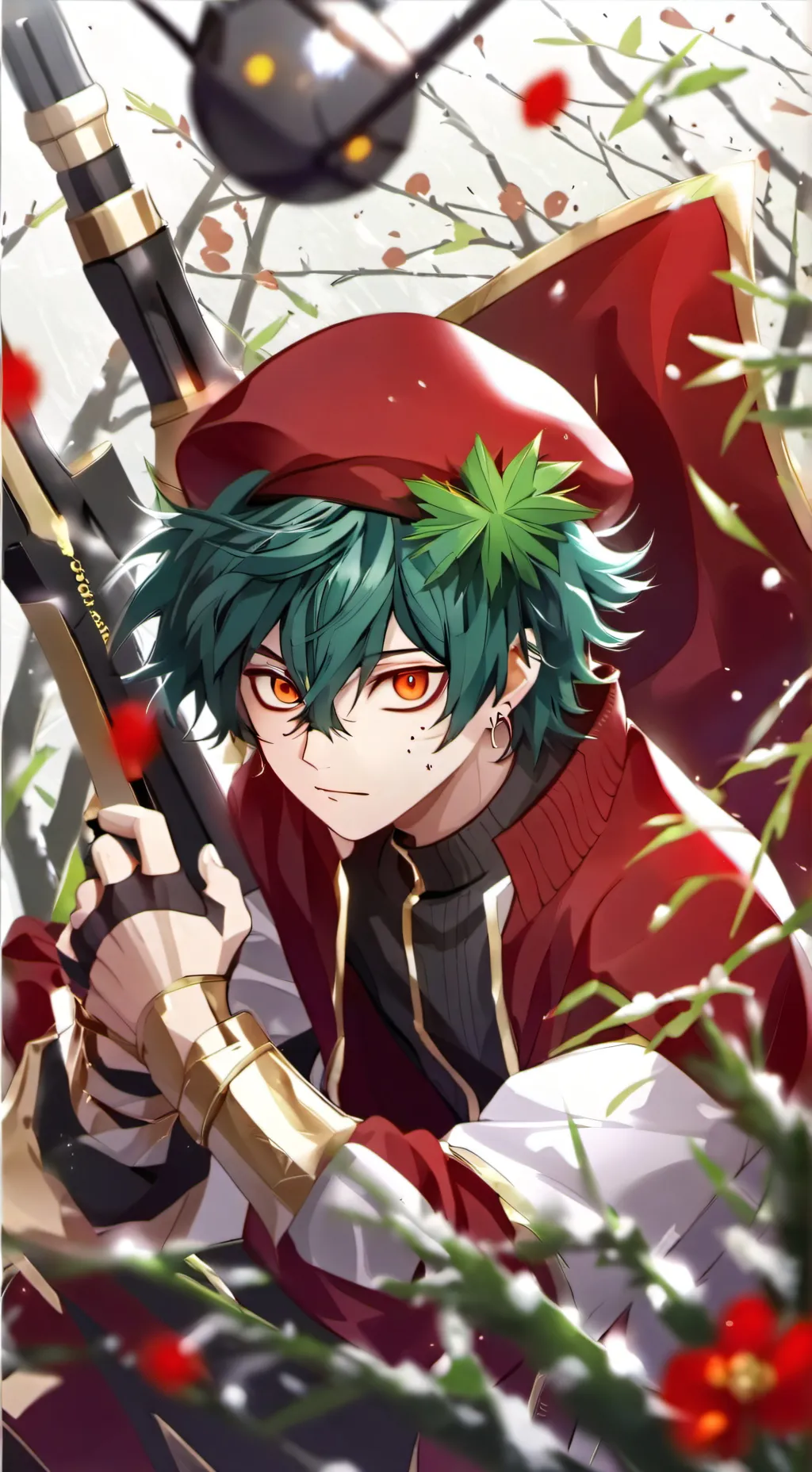 ai character: Villain Deku x mha background