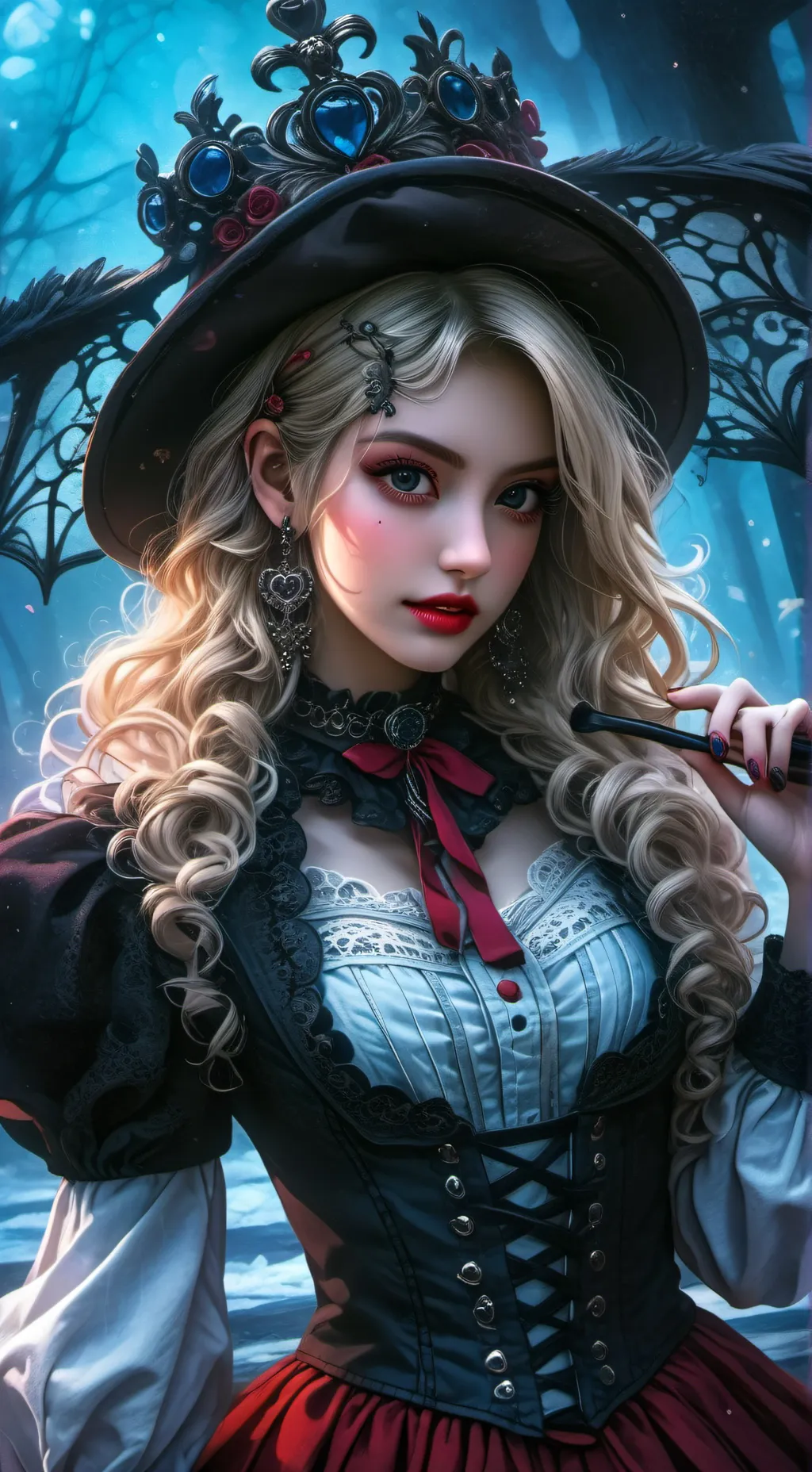 ai character: luna background