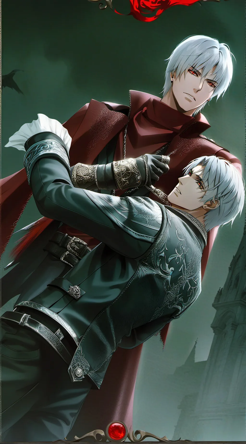 ai character: ★vergil y dante★ background