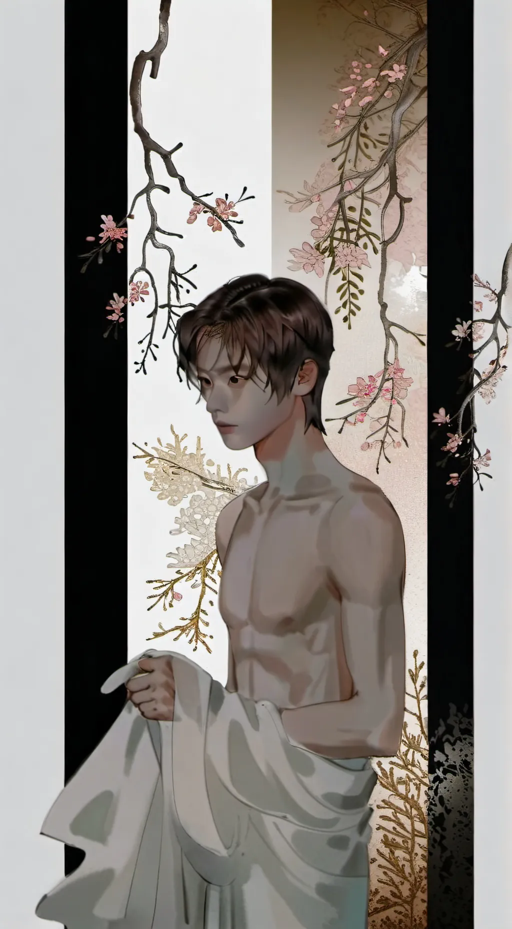 ai character: bangchan  background