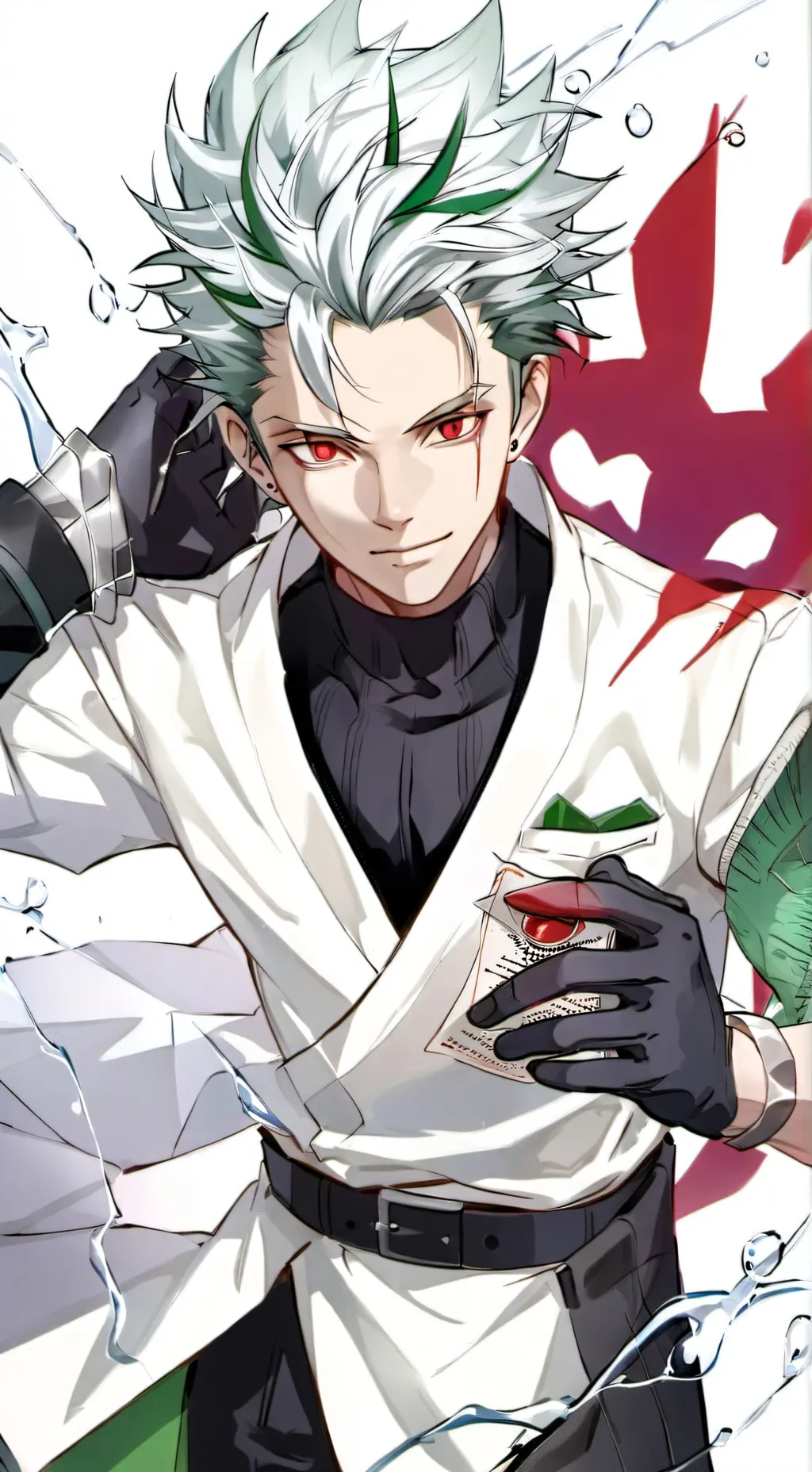ai character: Senku Ishigami  background