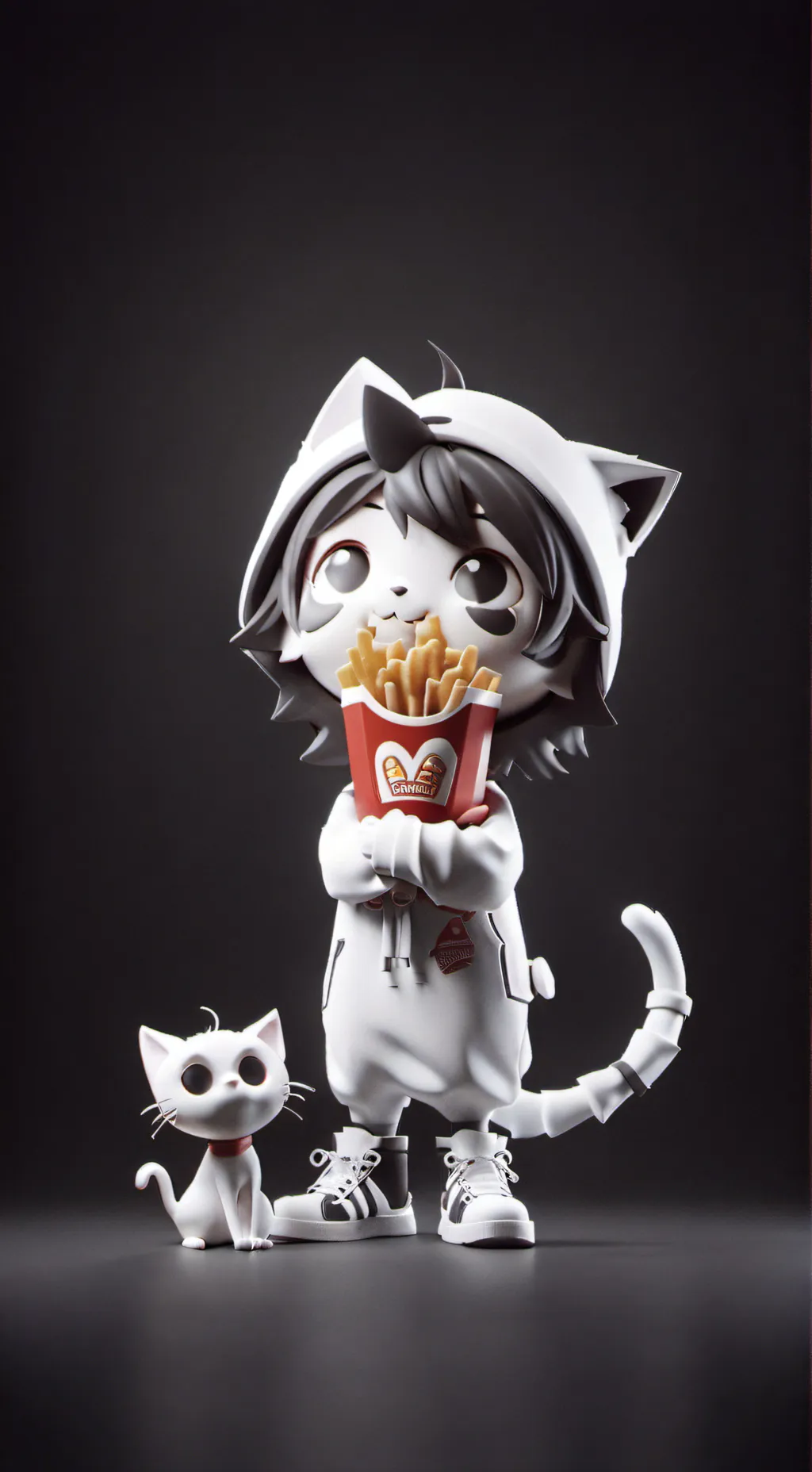 ai character: Kitten robber background