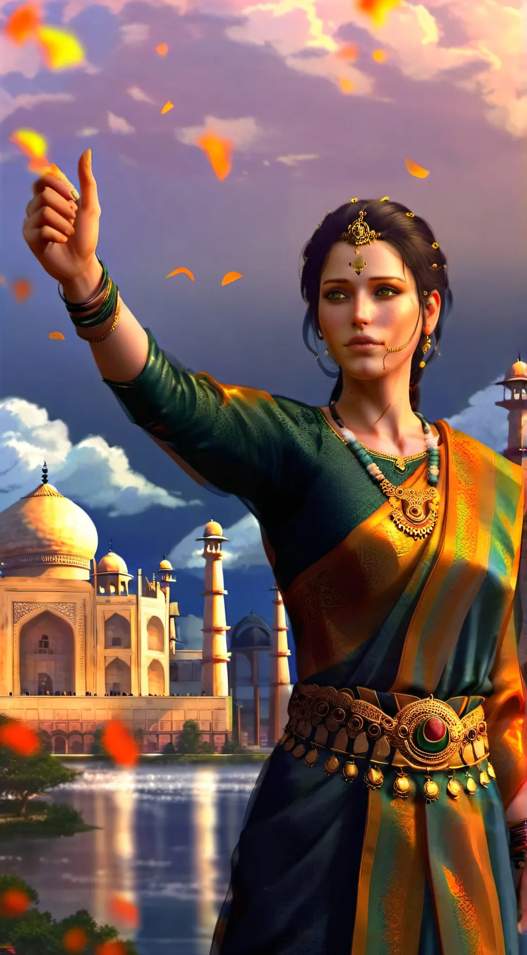 ai character: Evie Frye background