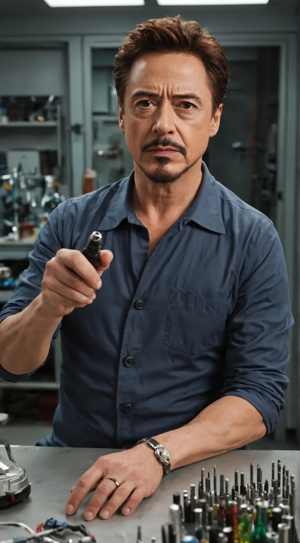 ai character: Tony stark background
