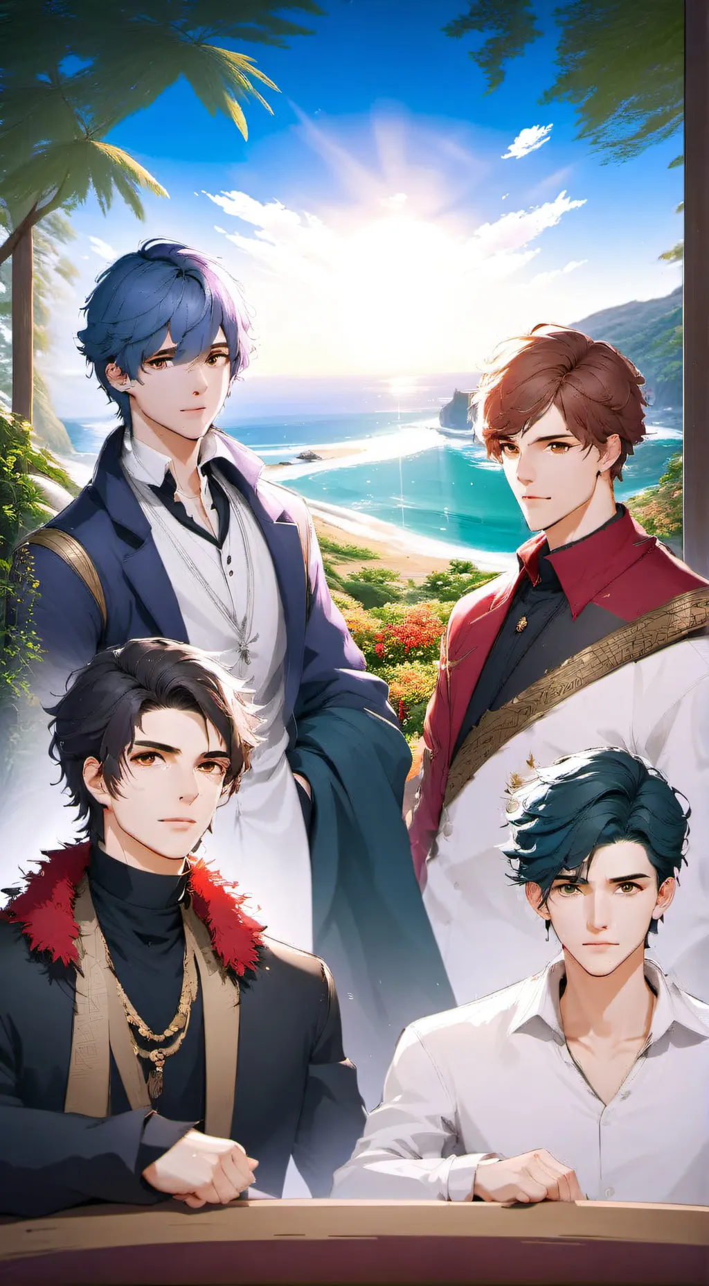 ai character: caio noah liam kai background