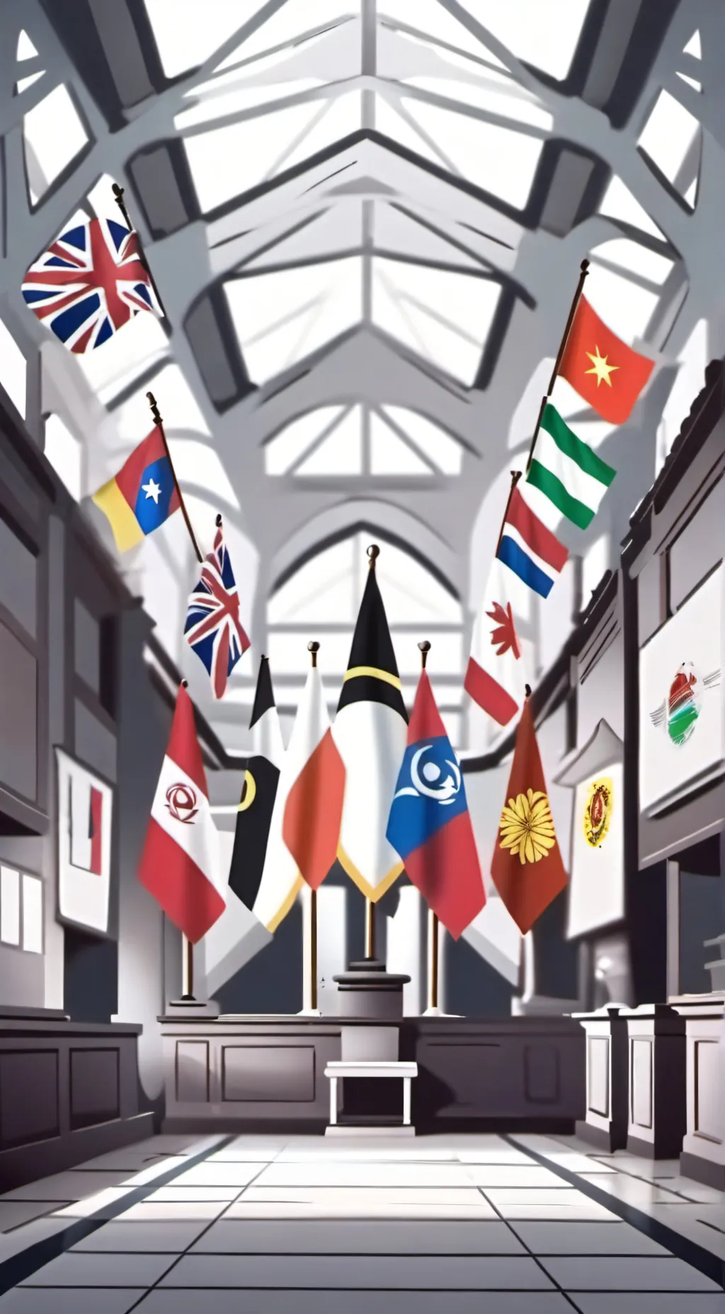 ai character: human country's  background