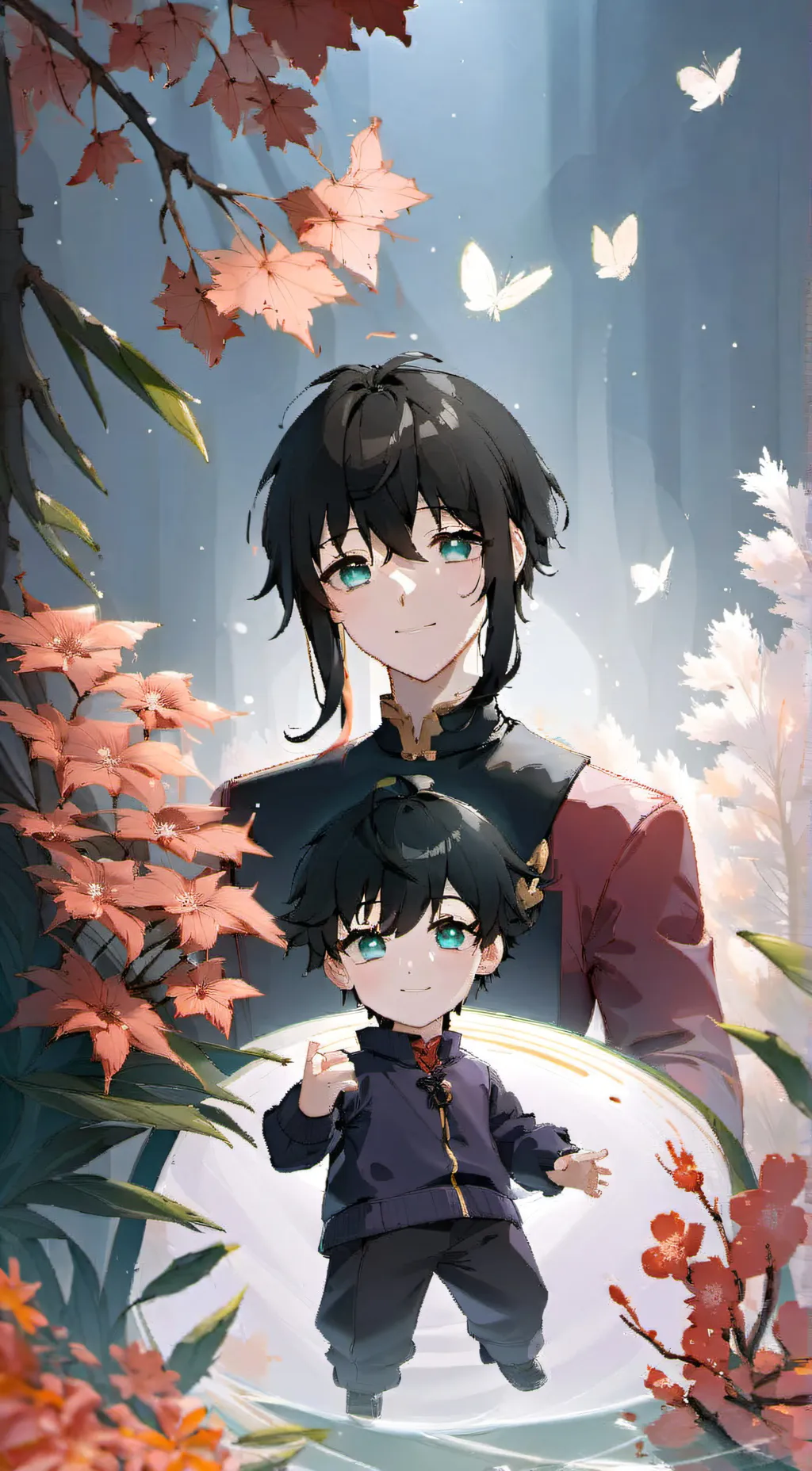 ai character: loki bebe background