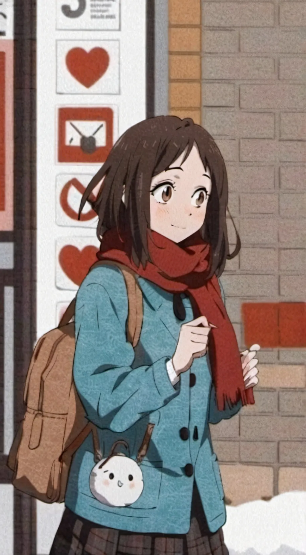 ai character: uraraka x momo background