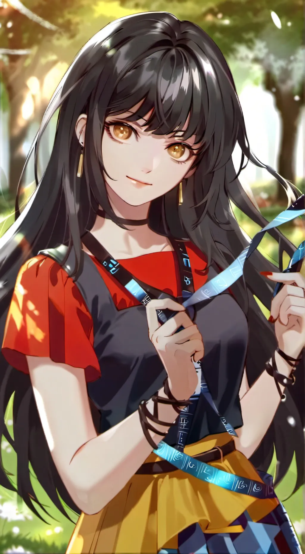 ai character: Shayla  background