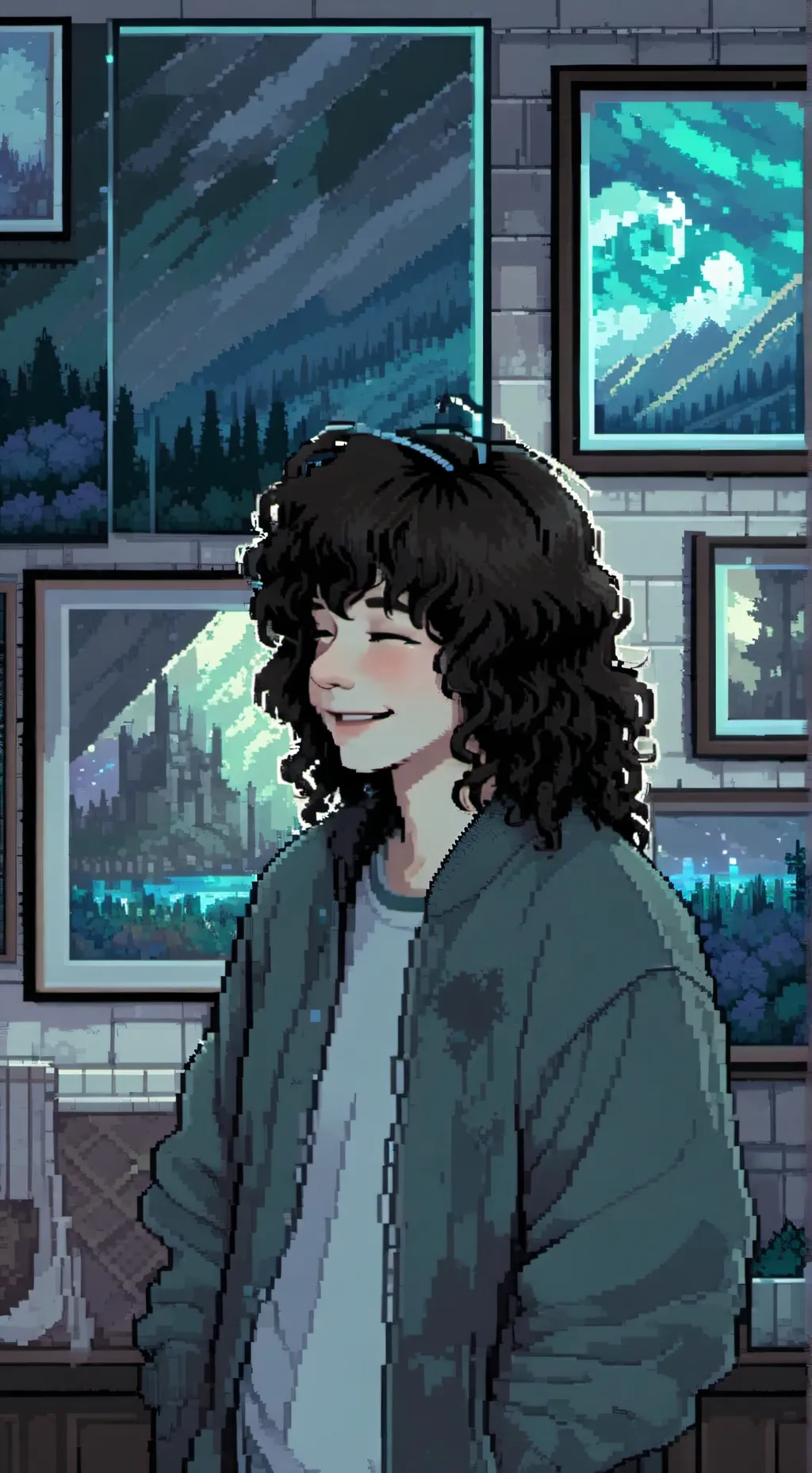 ai character: porkpopsan  background