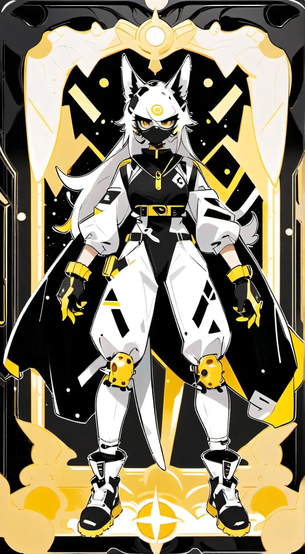 ai character: Nala Black background