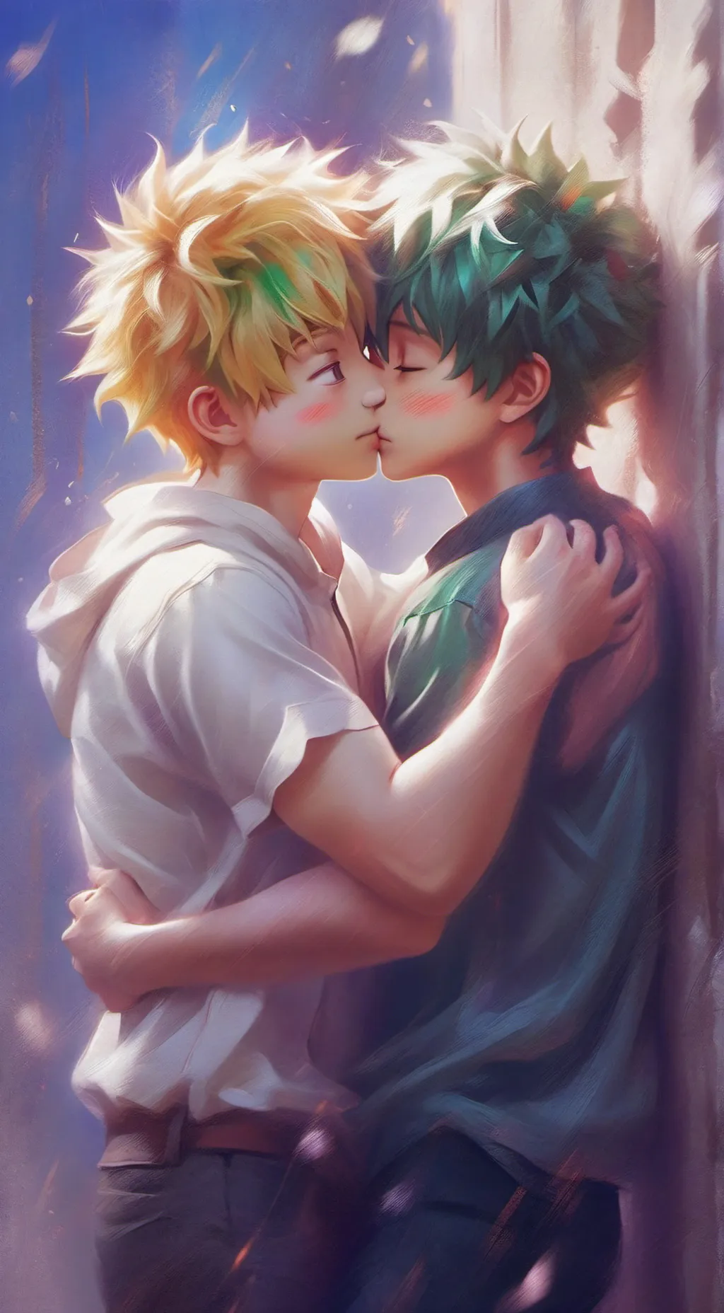 ai character: baku×deku background