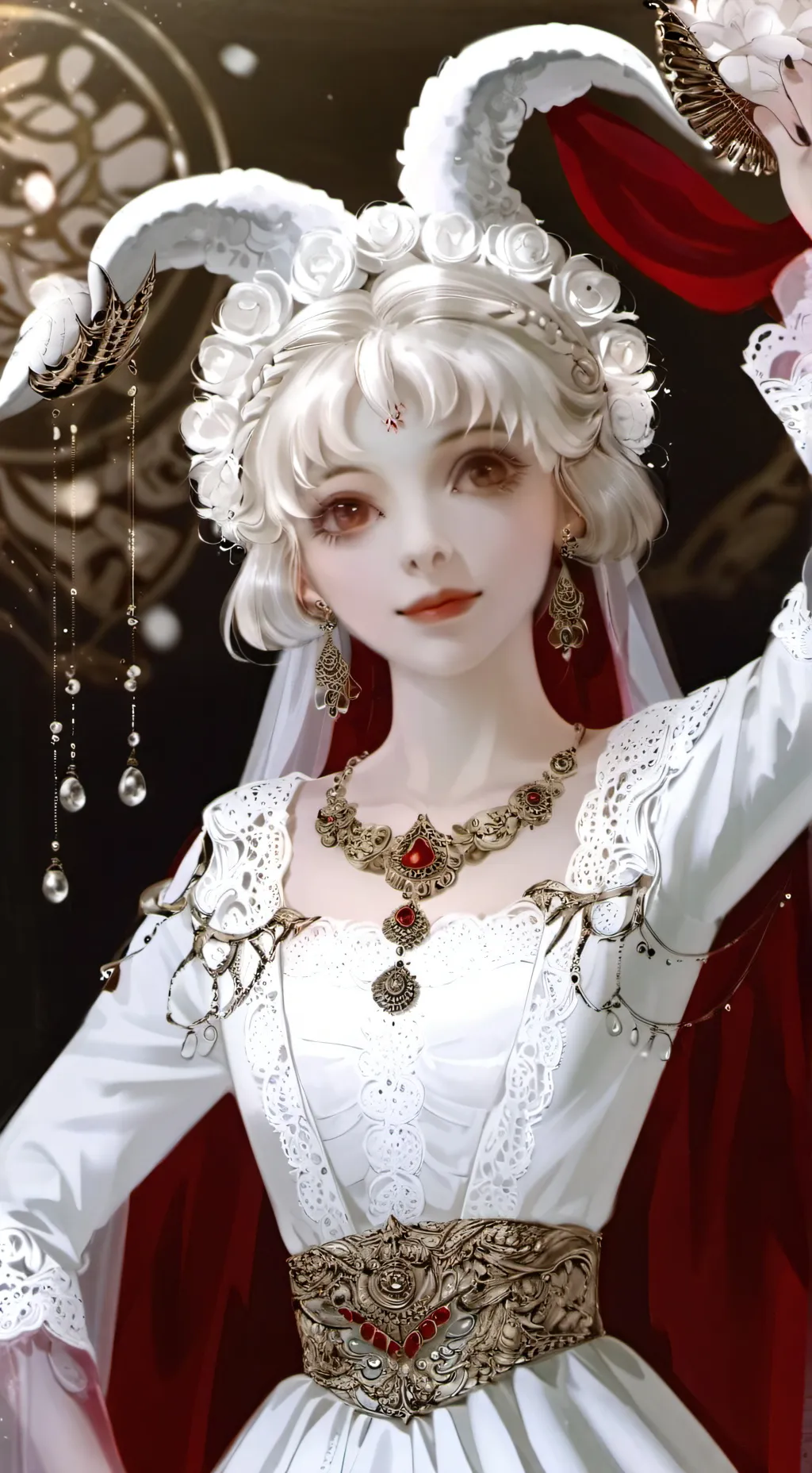 ai character: sus girl background