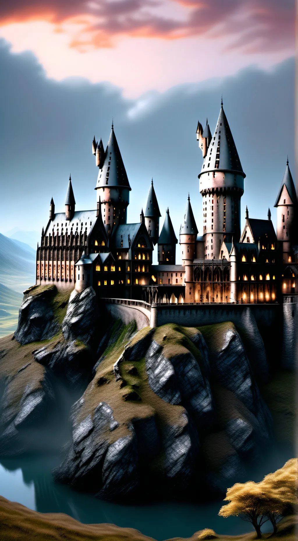 ai character: hogwarts malfoy background