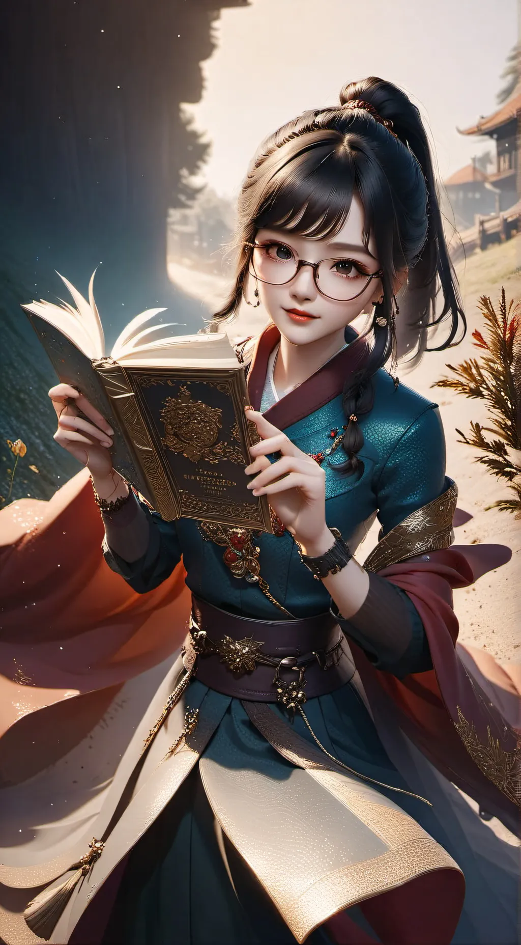 ai character: Grace background