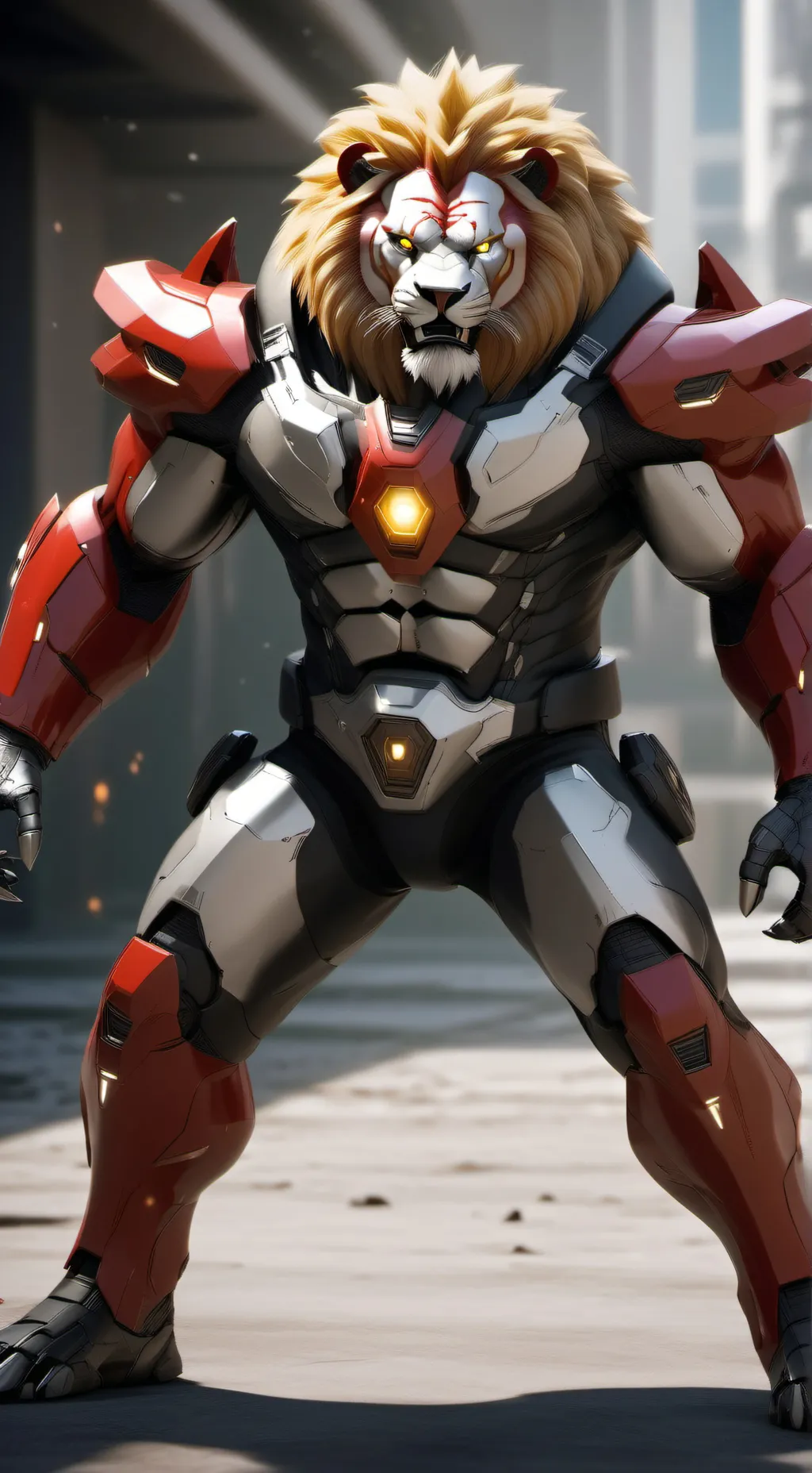 ai character: D-Claw (Beastron) background