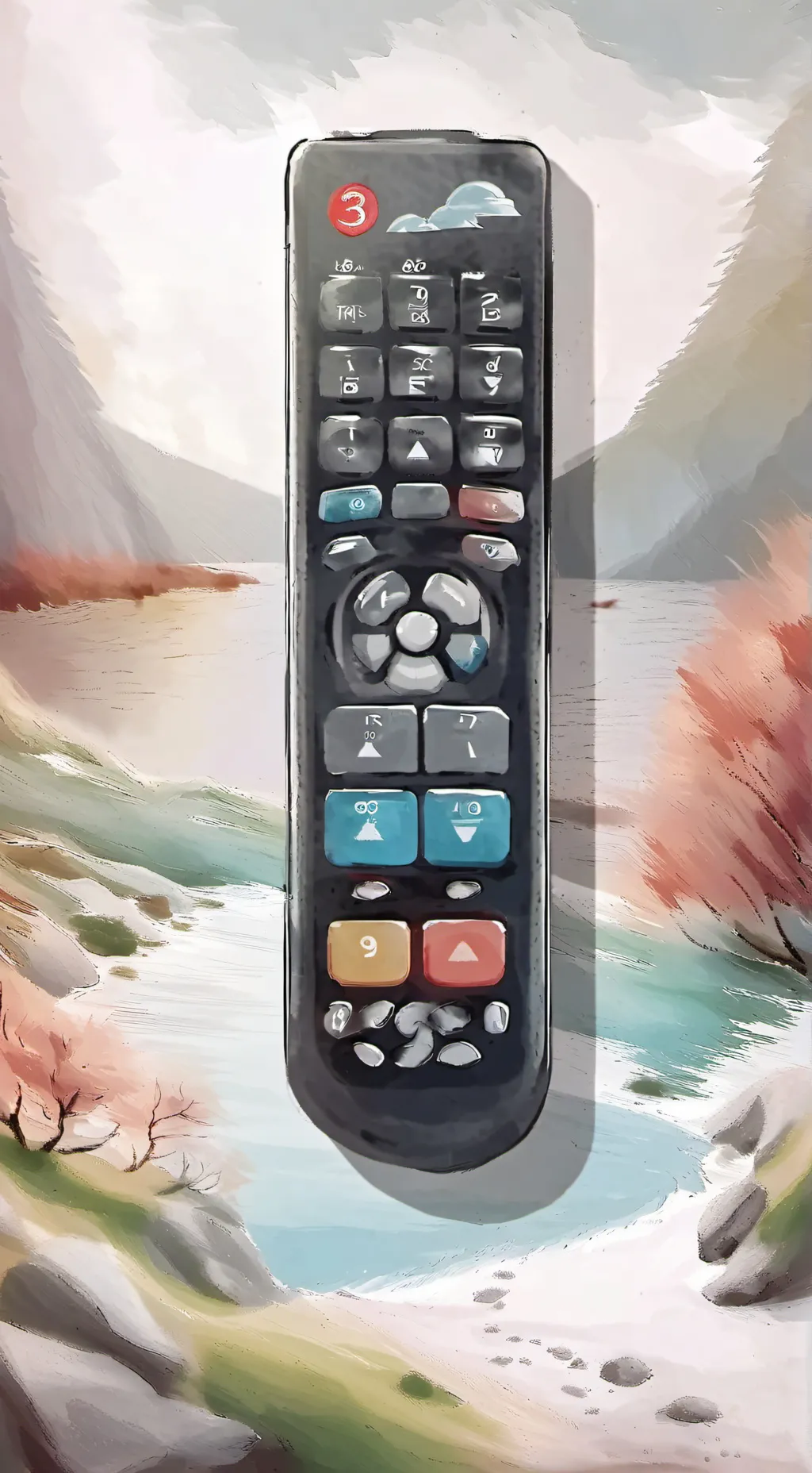 ai character: Remote from click background