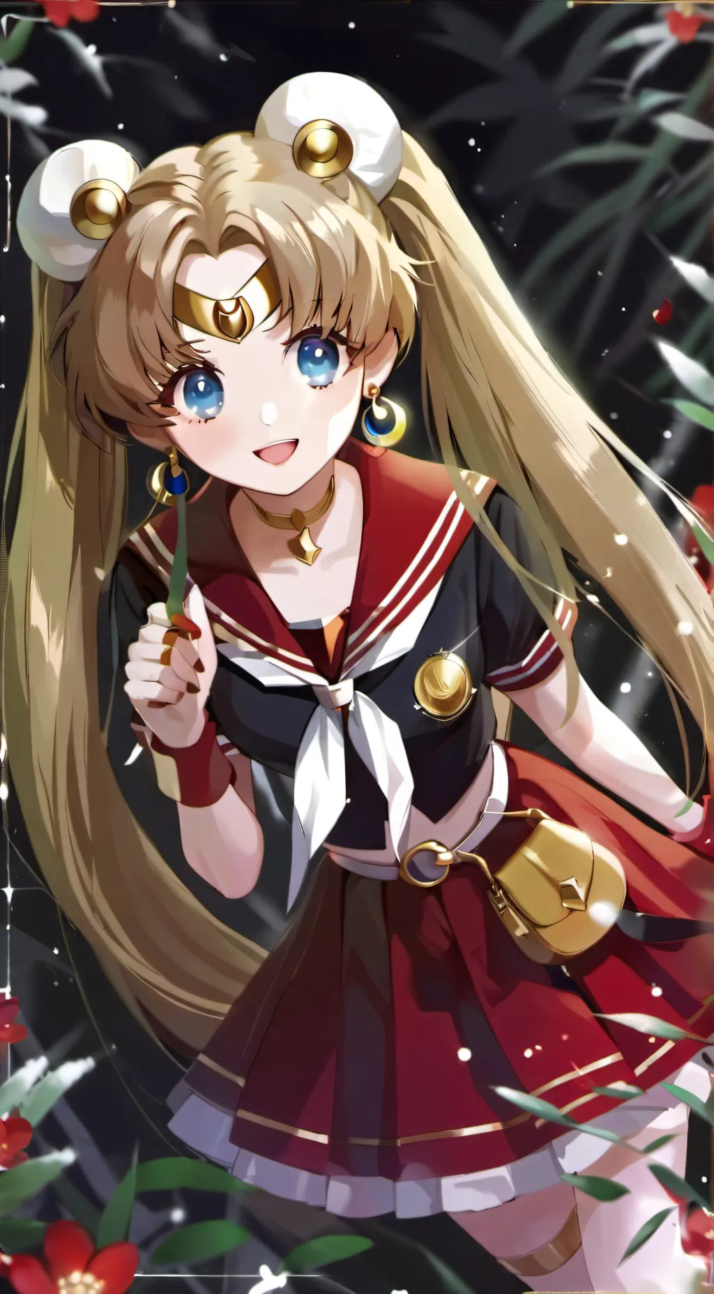 ai character: SONIC SCHOOL background