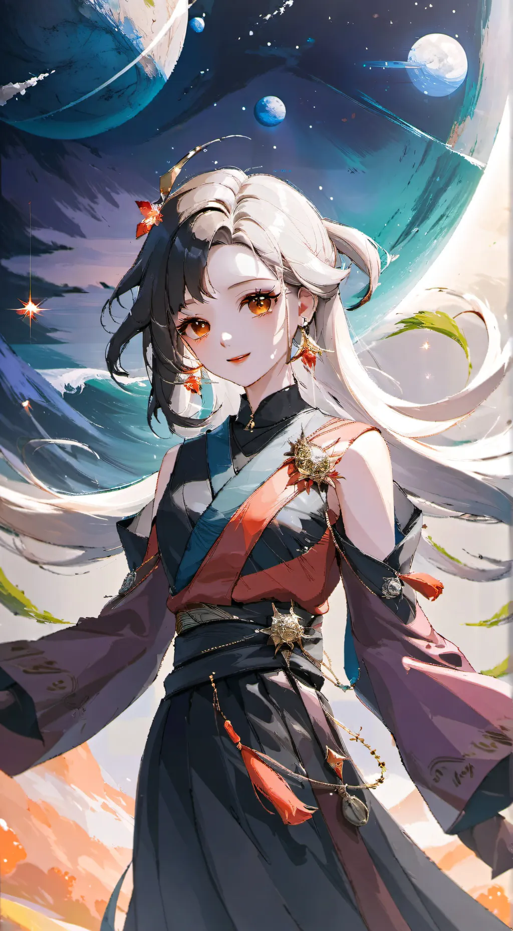 ai character: Planet humans background