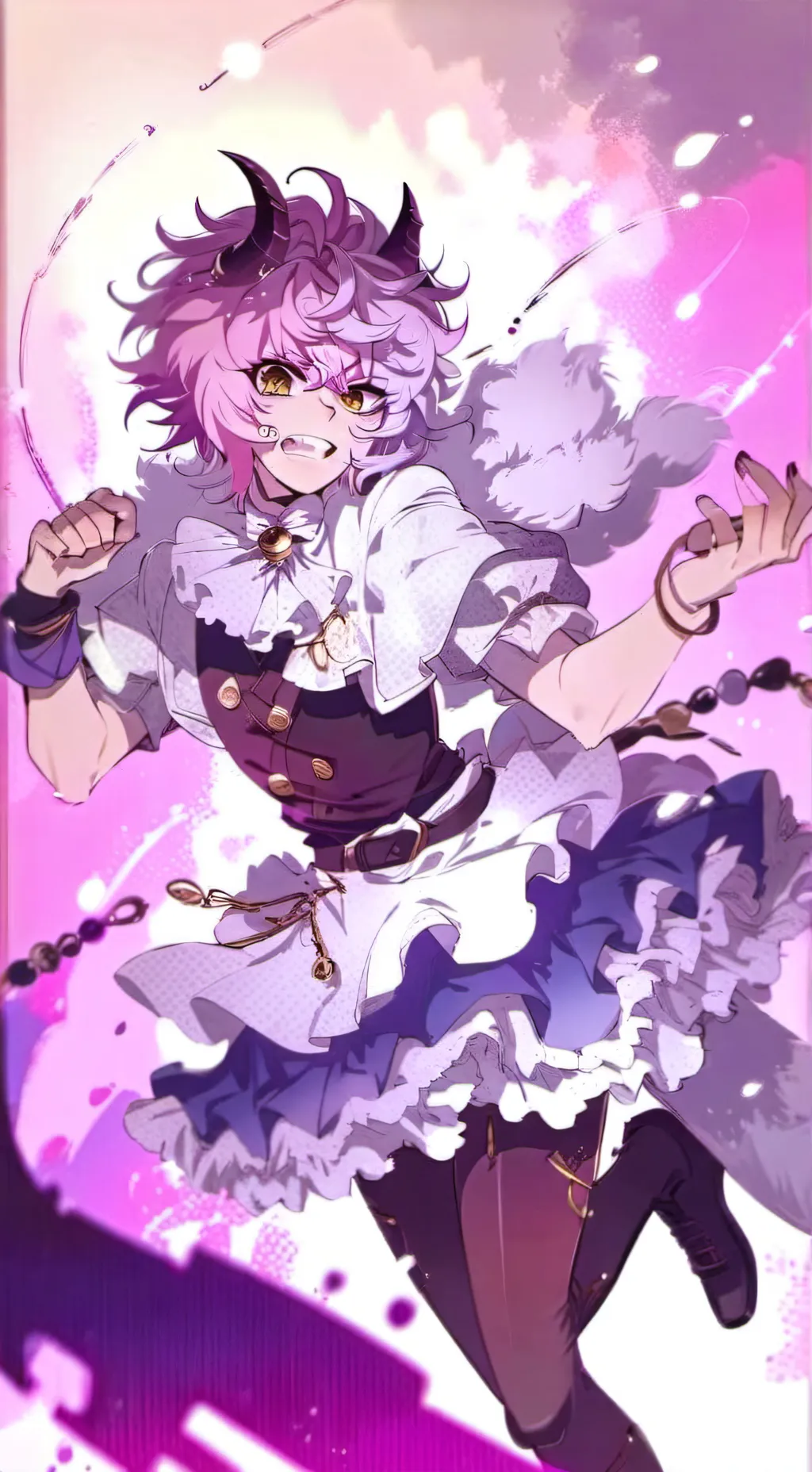 ai character: Mina Ashido💞 background
