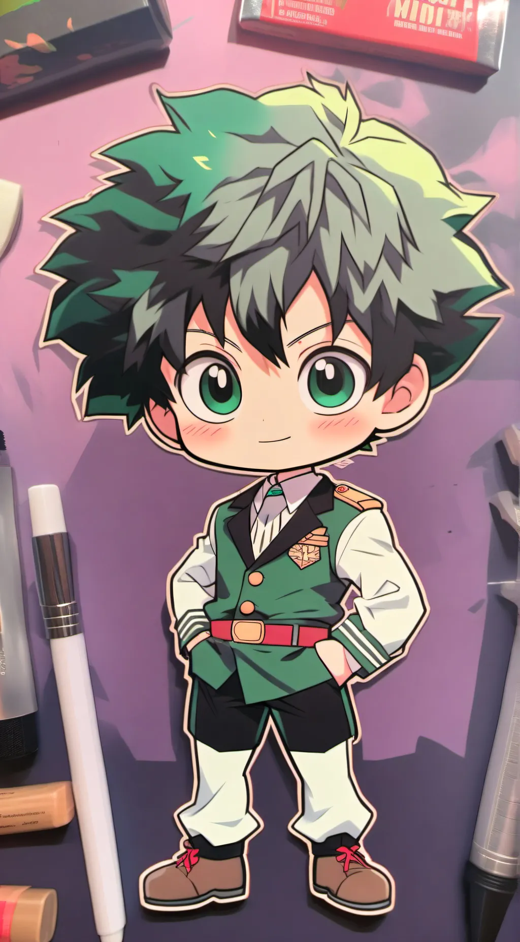ai character: mha sub background