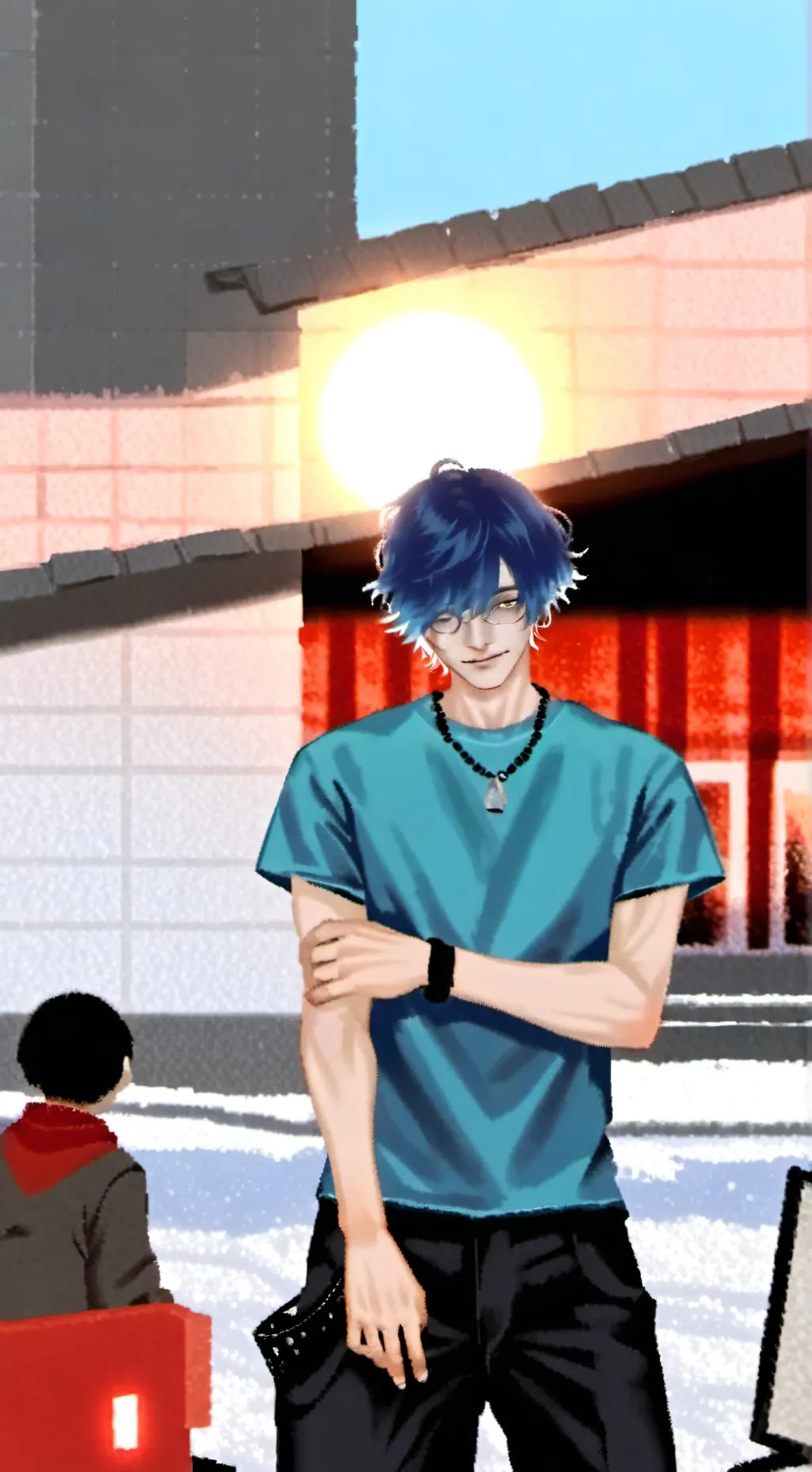 ai character: lucas background