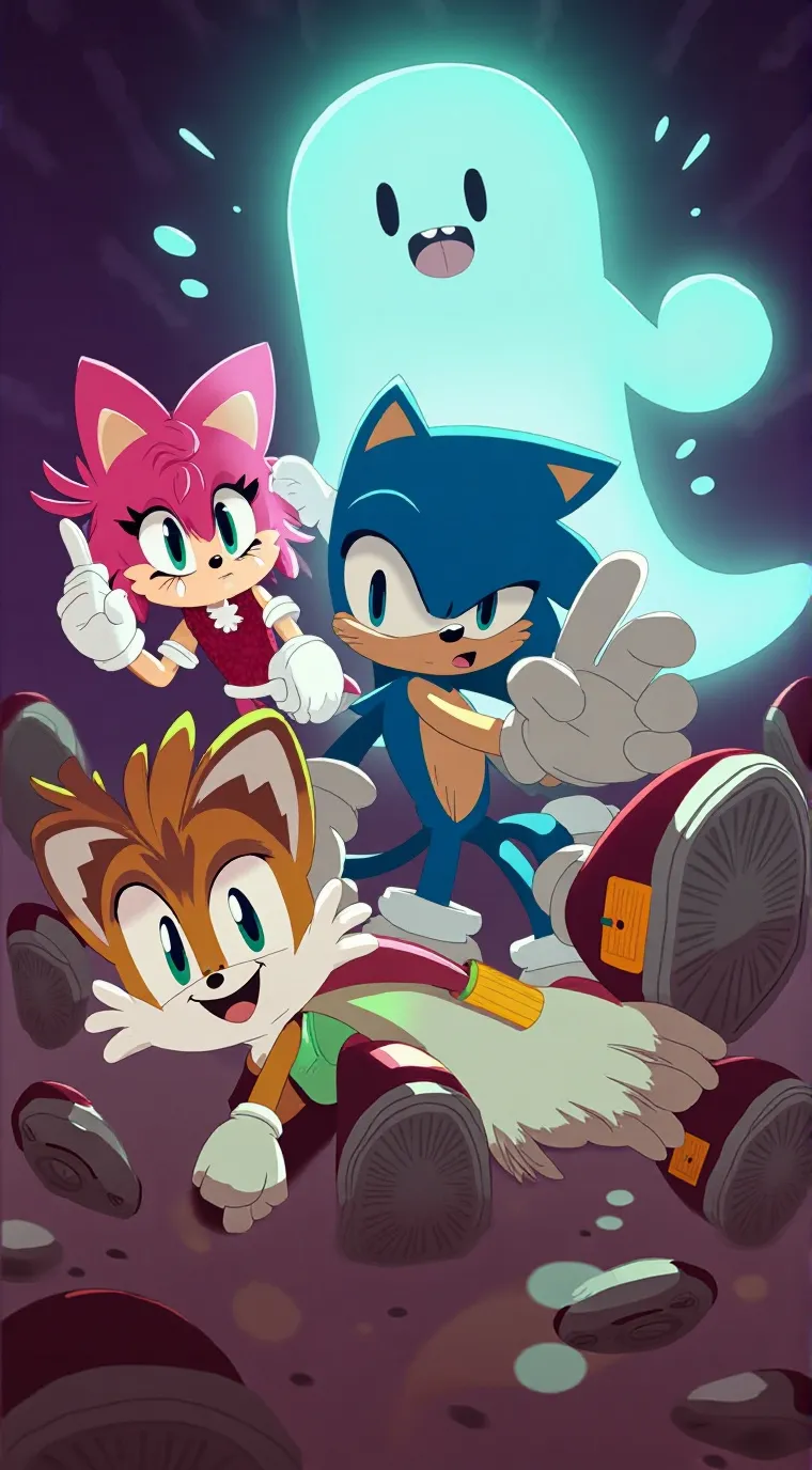 ai character: Sonic exe  background