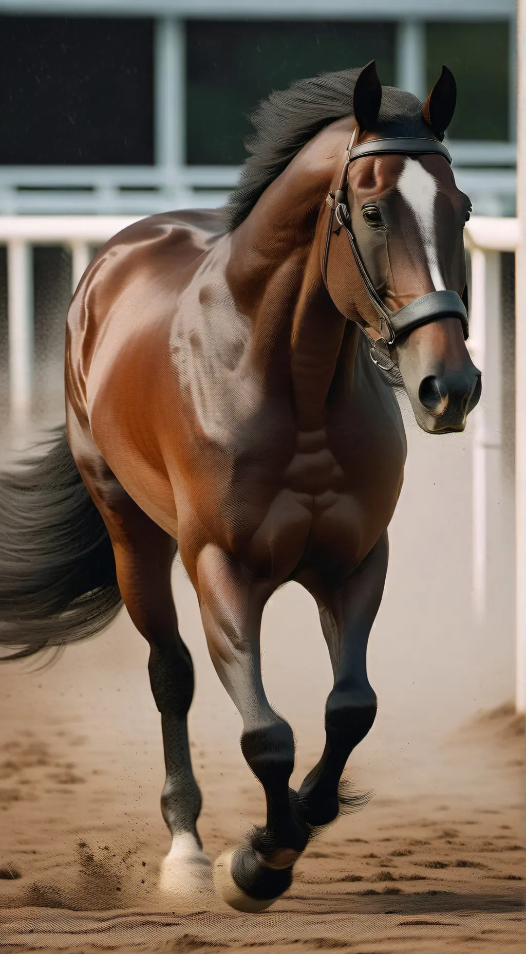 ai character: Thoroughbred  background