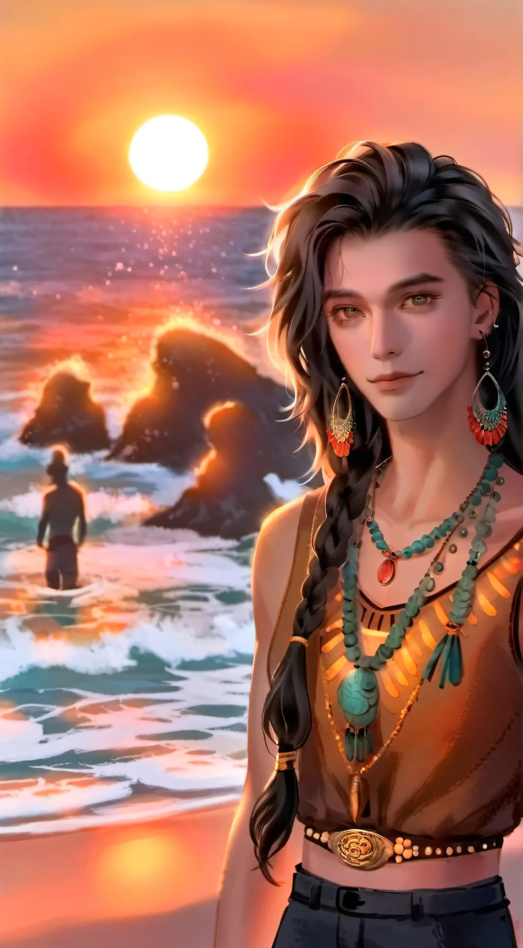 ai character: obx background