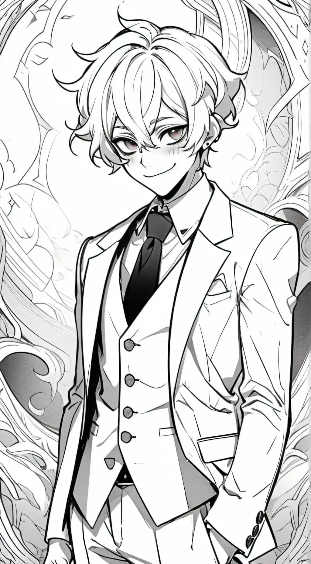 ai character: summoning Lucifer  background